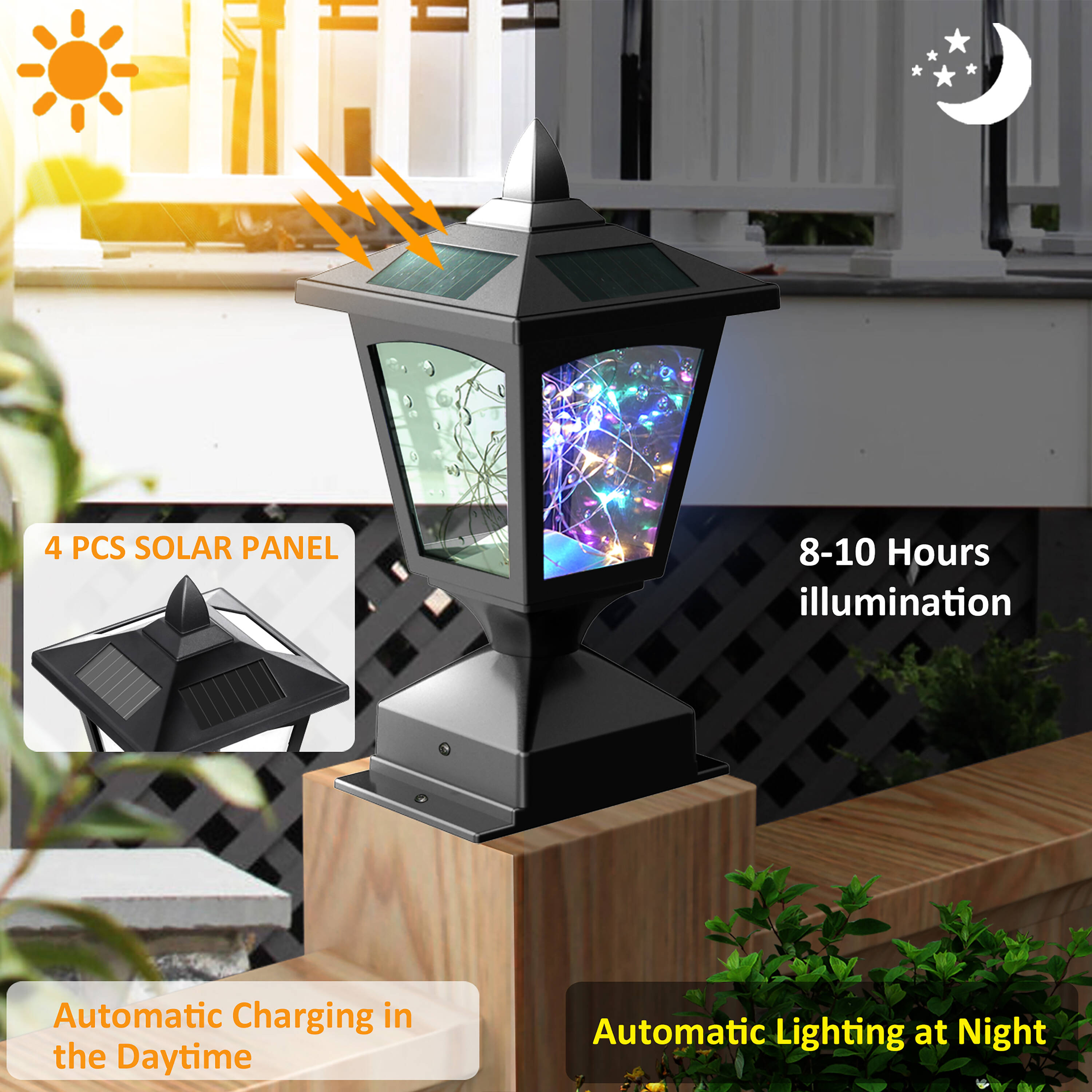 Black Solar LED Outdoor Path Light at Lowes.com