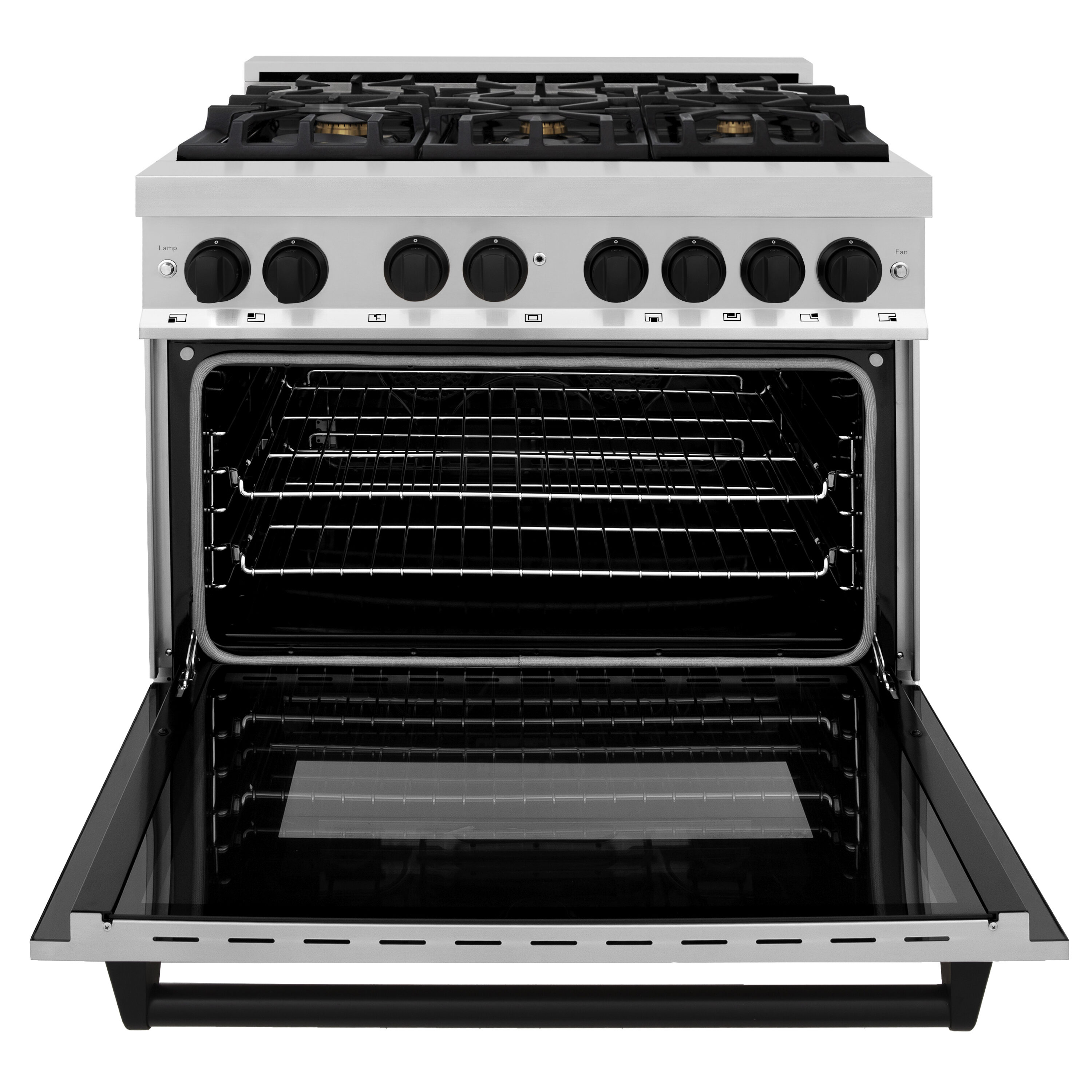 ZLINE KITCHEN & BATH RAZ-36-MB Dual-Fuel-Ranges - View #6