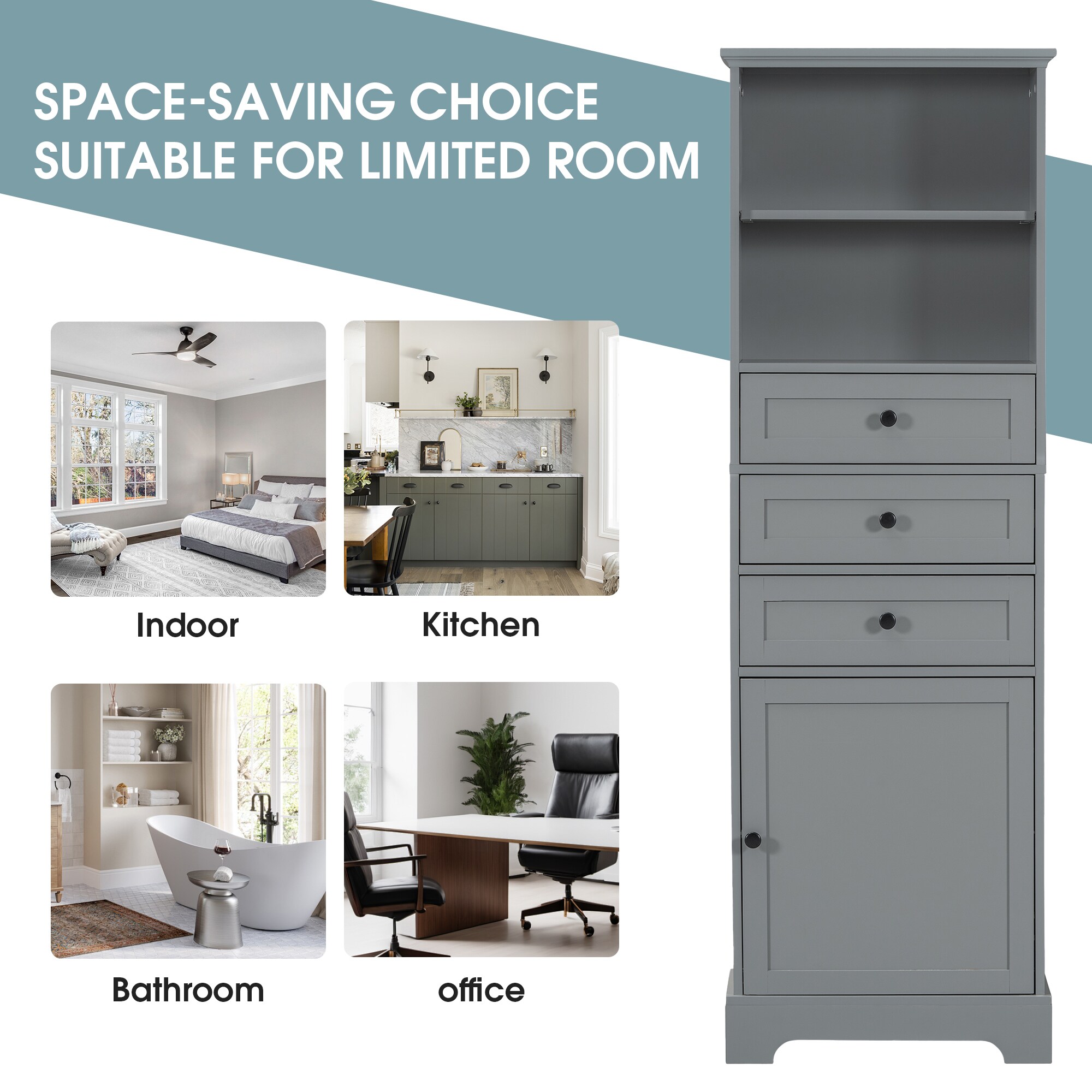 ModernLuxe L3P-WF323347AAE Bathroom-Wall-Cabinets - View #6