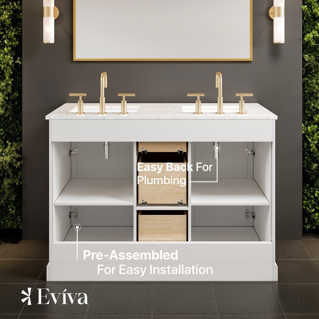 Eviva EVVN666-48WH-DS Bath-Vanity-Combo - View #6