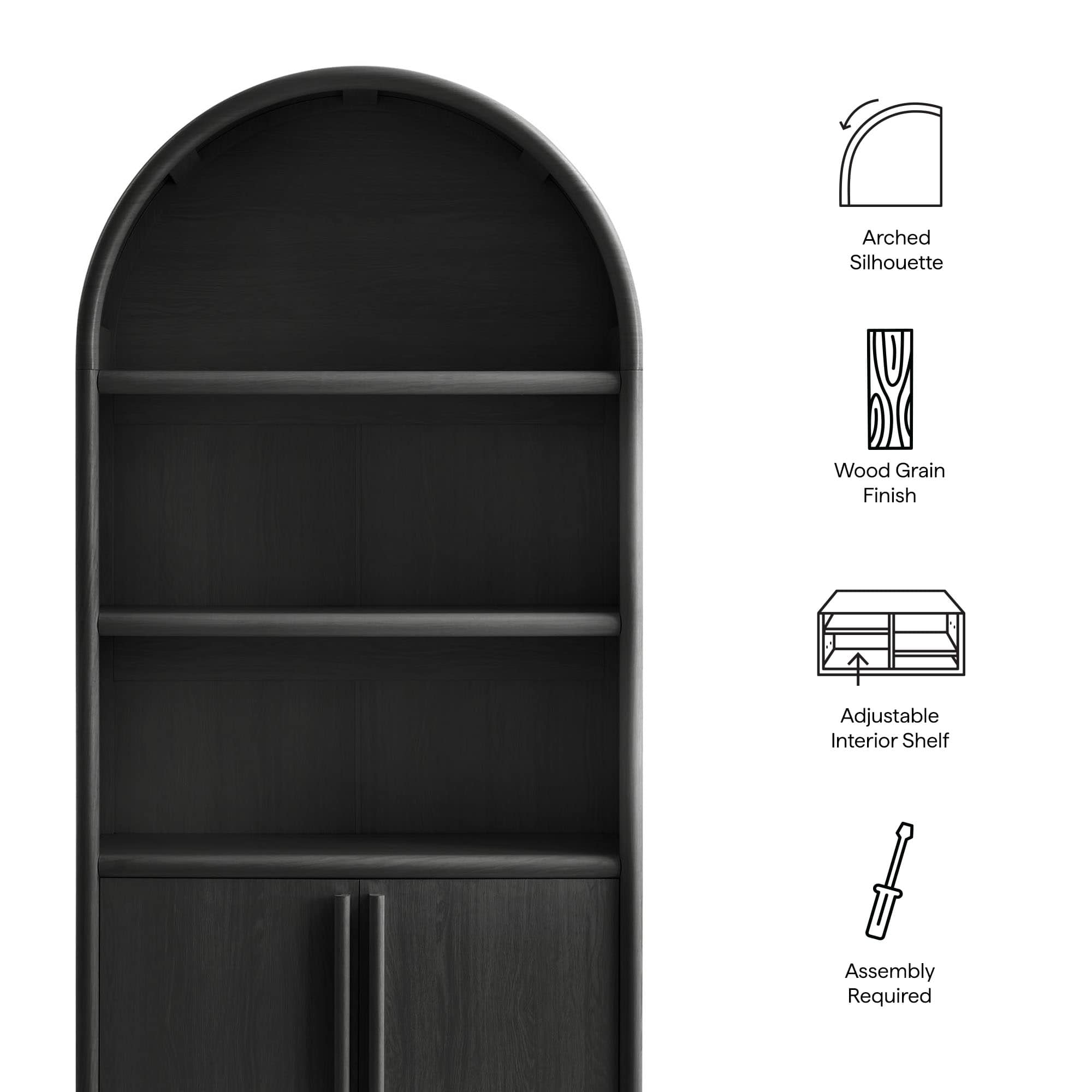 Modway EEI-7314-BLK bookcases - View #2