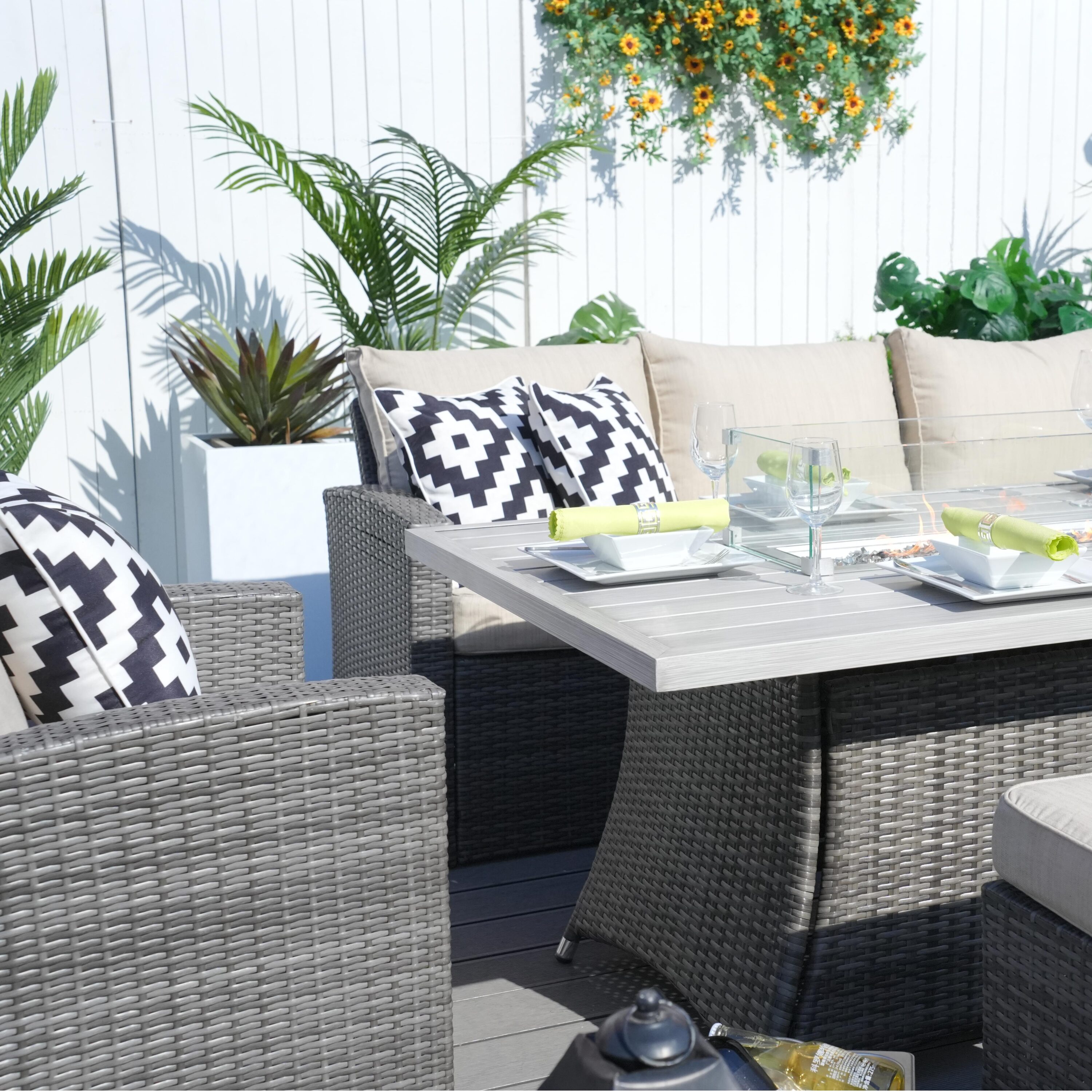 Direct Wicker DWG-1403B&06RA-GR Patio-Dining-Sets - View #6