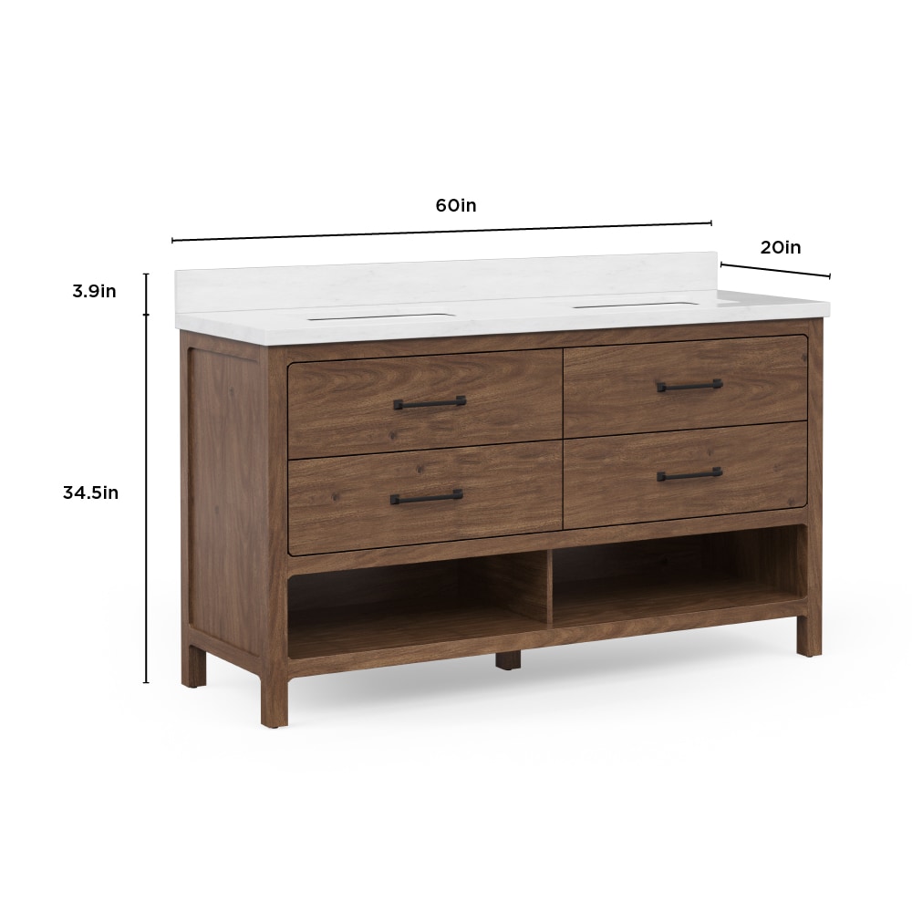 allen + roth LWSLH60V Bath-Vanity-Combo - View #6