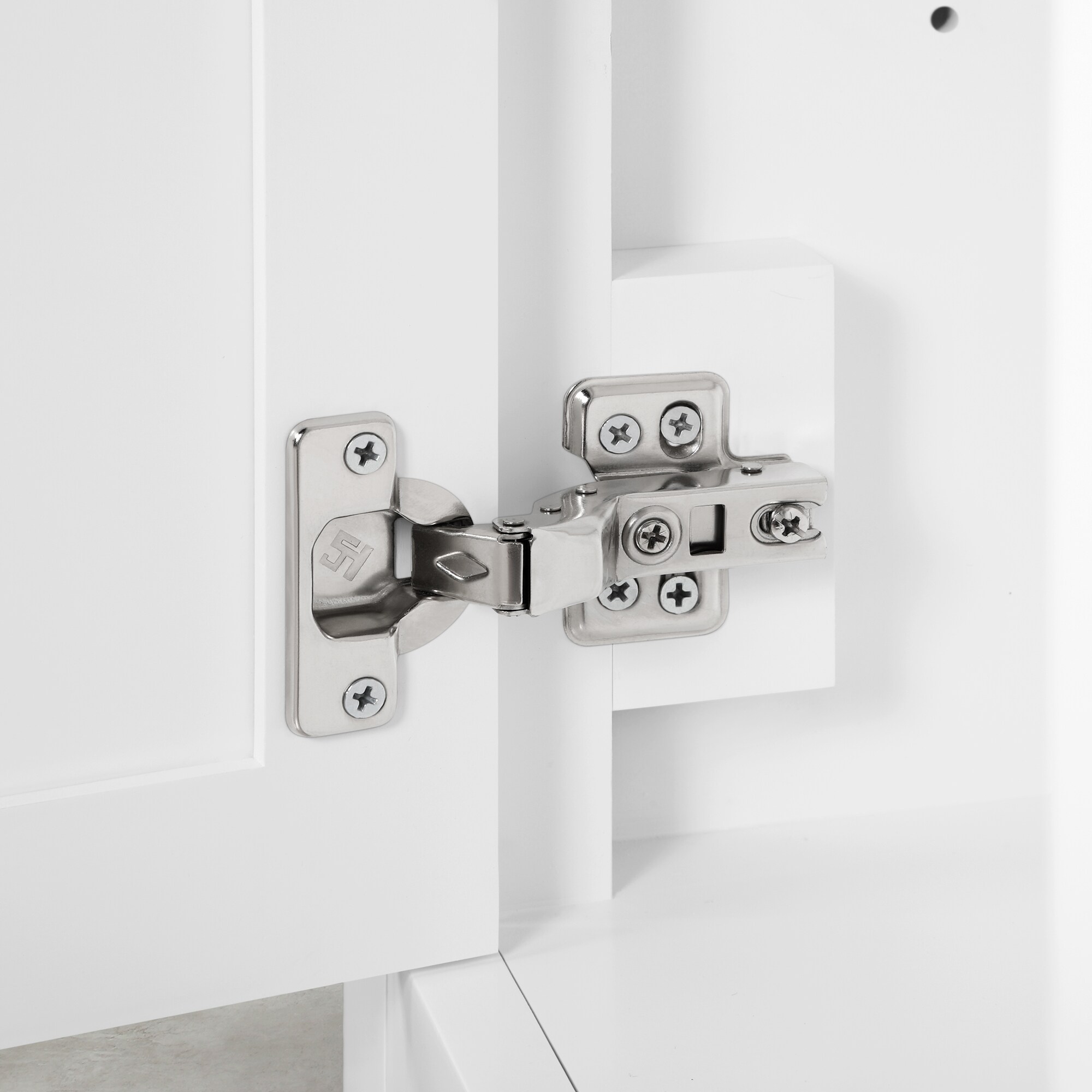 OVE Decors Cruz 60-in White Undermount Double Sink Bathroom Vanity with ...