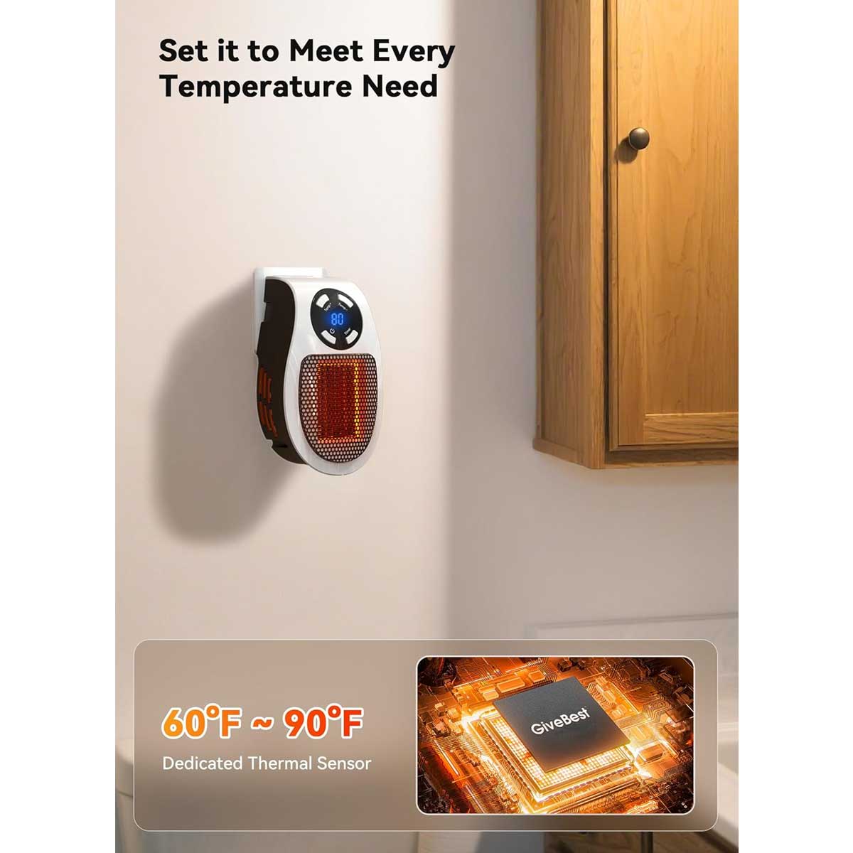 Aoibox LAB1124H06 Portable-Electric-Heat - View #4