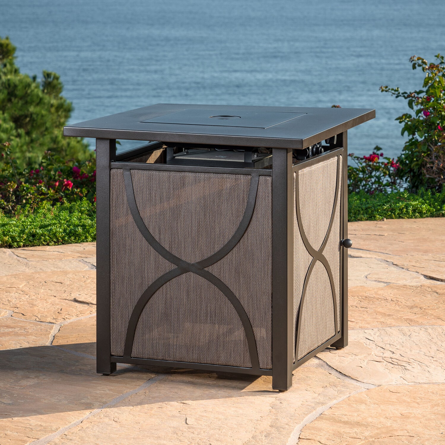 Hanover PALM4PCSWFP-TAN Patio-Conversation-Sets - View #4