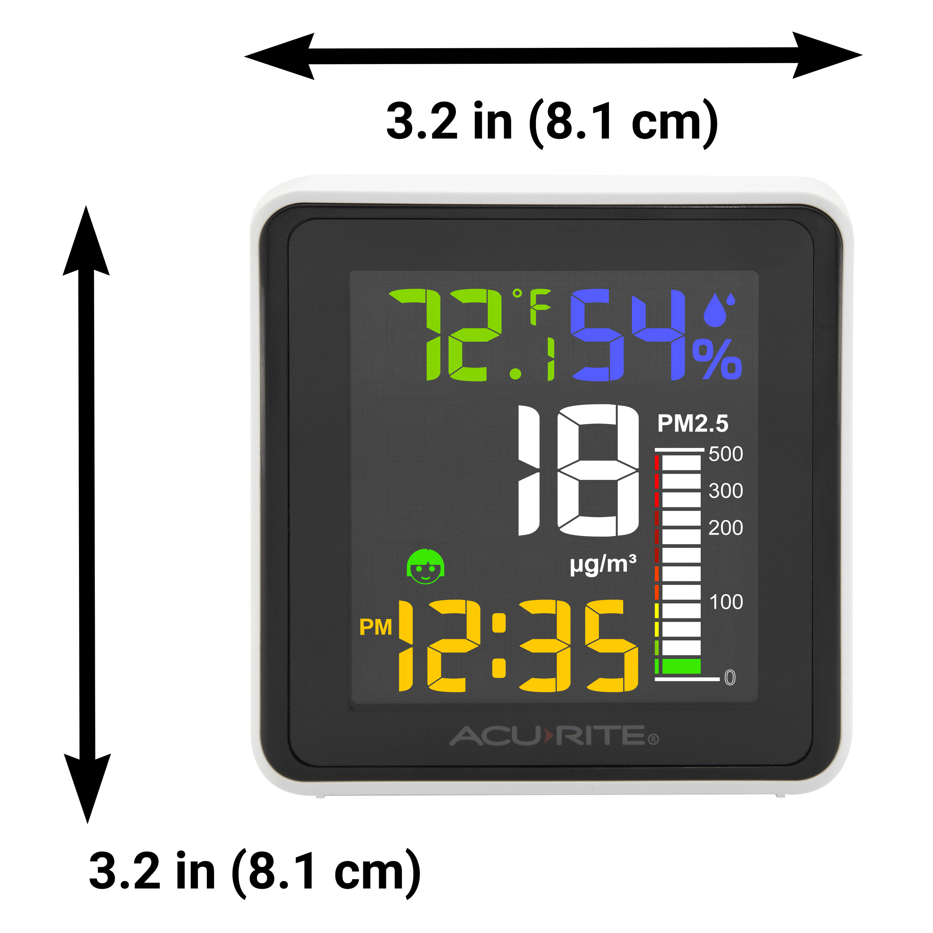3.2'' Clock Thermometer