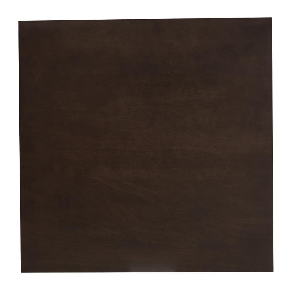 Britte Dark Oak Brown Square Wood Dining Table