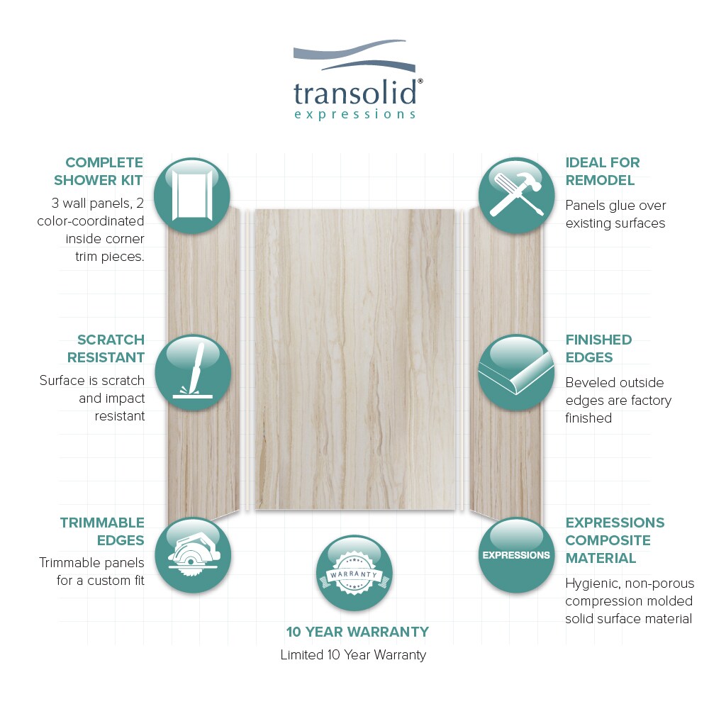 Transolid EWK484872-43 Shower-Wall-Surrounds - View #5