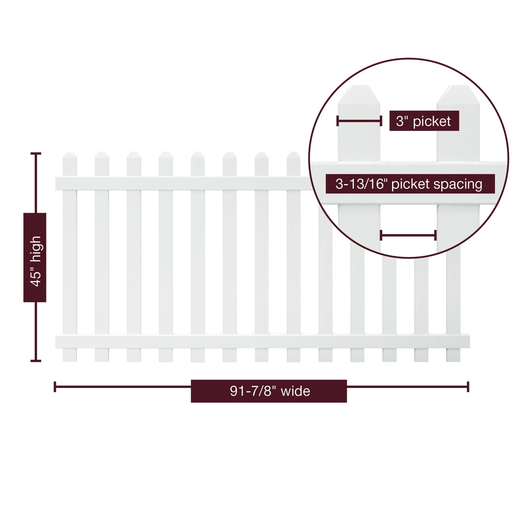 Outdoor Essentials 152811 Vinyl-Fence-Panels - View #8