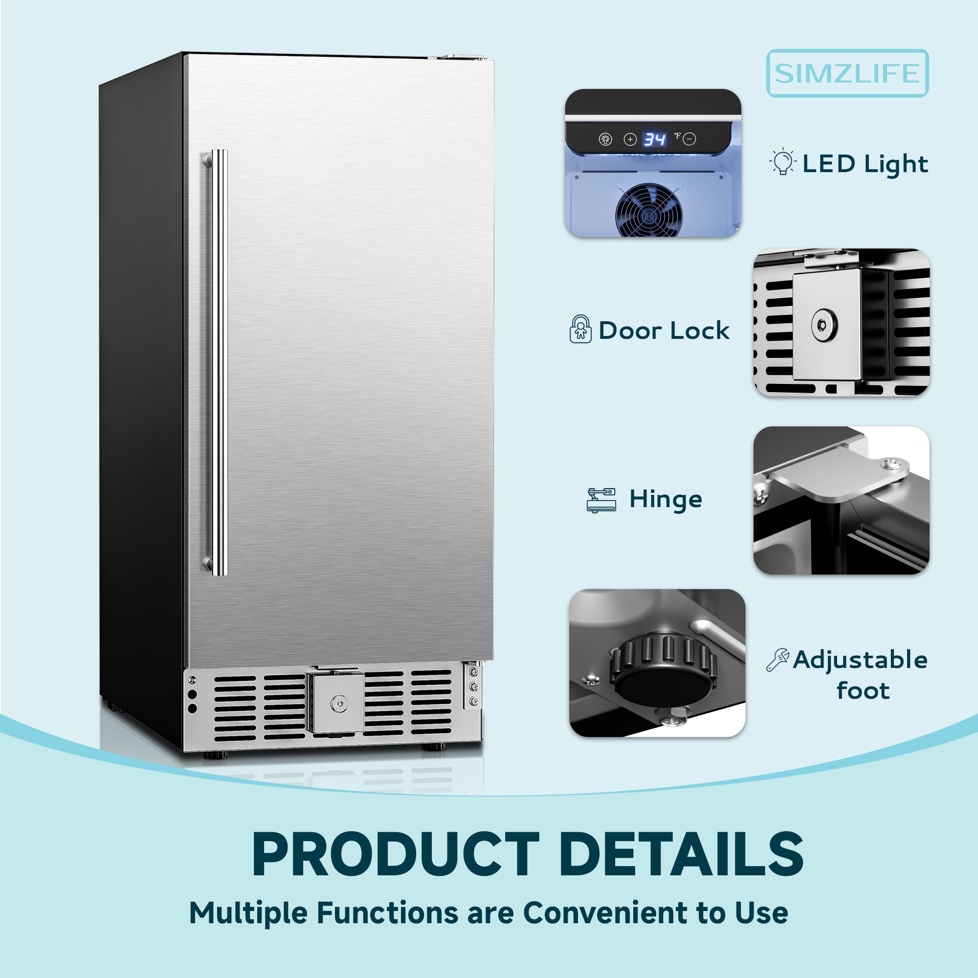 SIMZLIFE RUC-36 Beverage-Dispensers - View #2