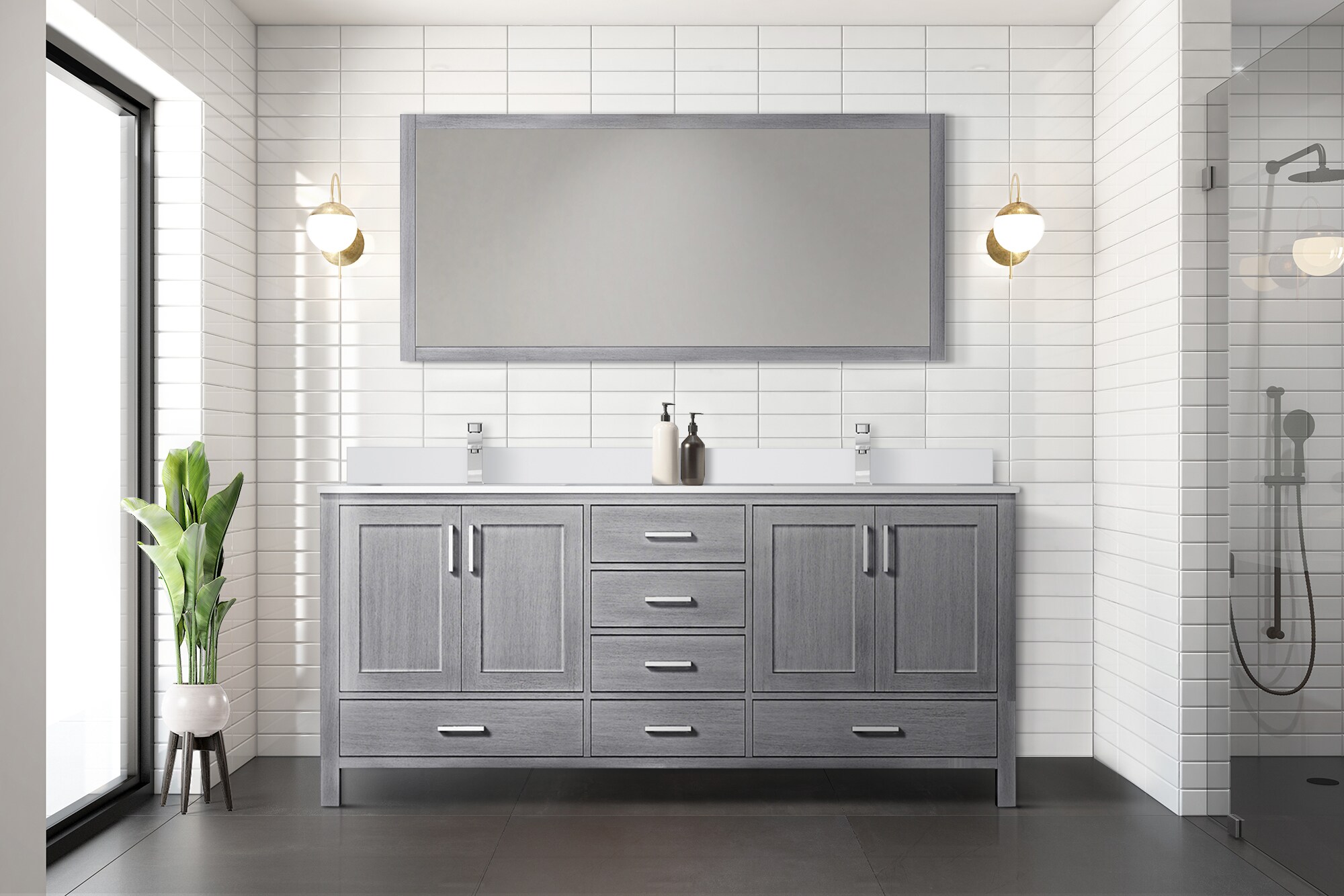 Lexora LVJ72DD300 Bath-Vanity-Combo - View #3