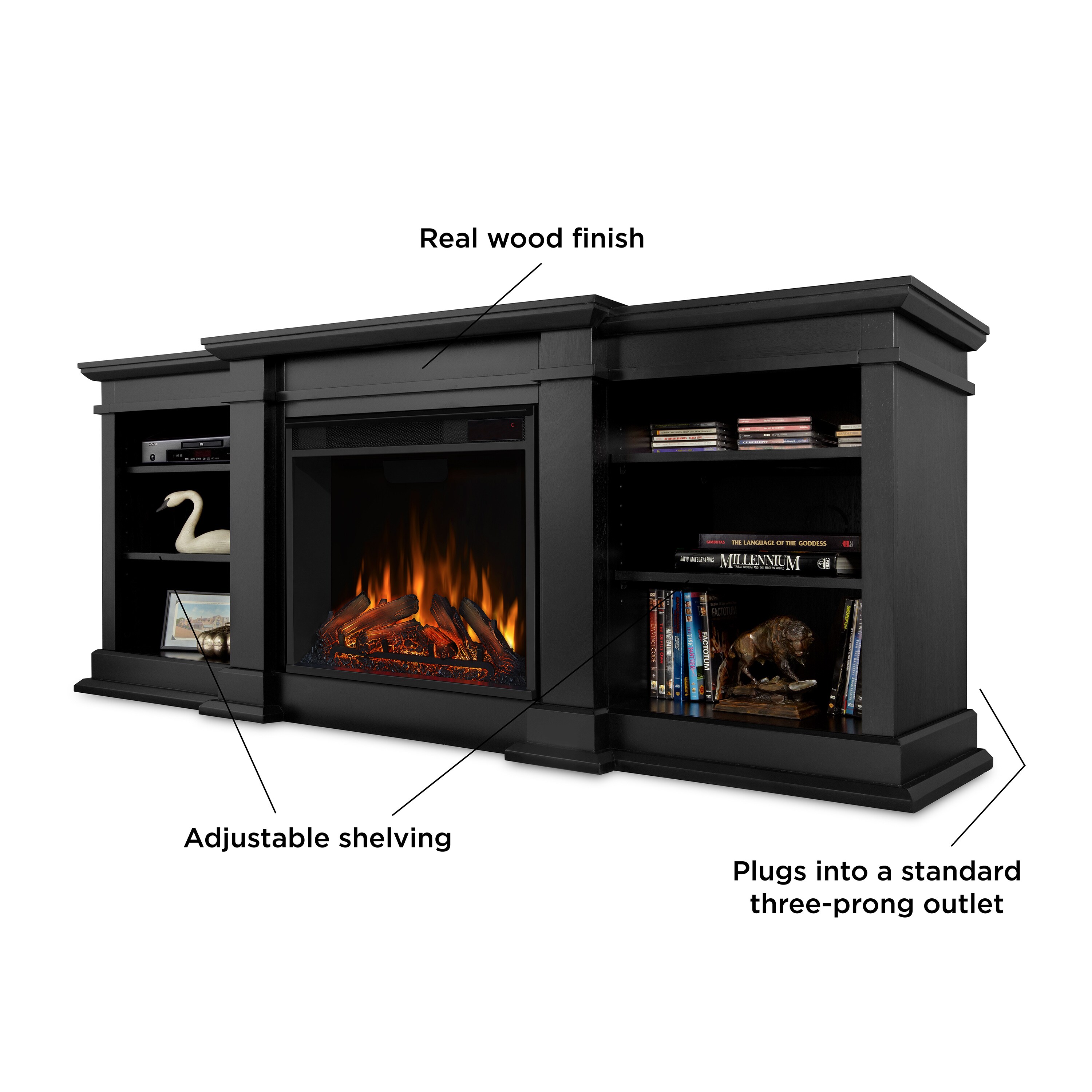 Real Flame G1200E-B Electric-Fireplaces - View #7