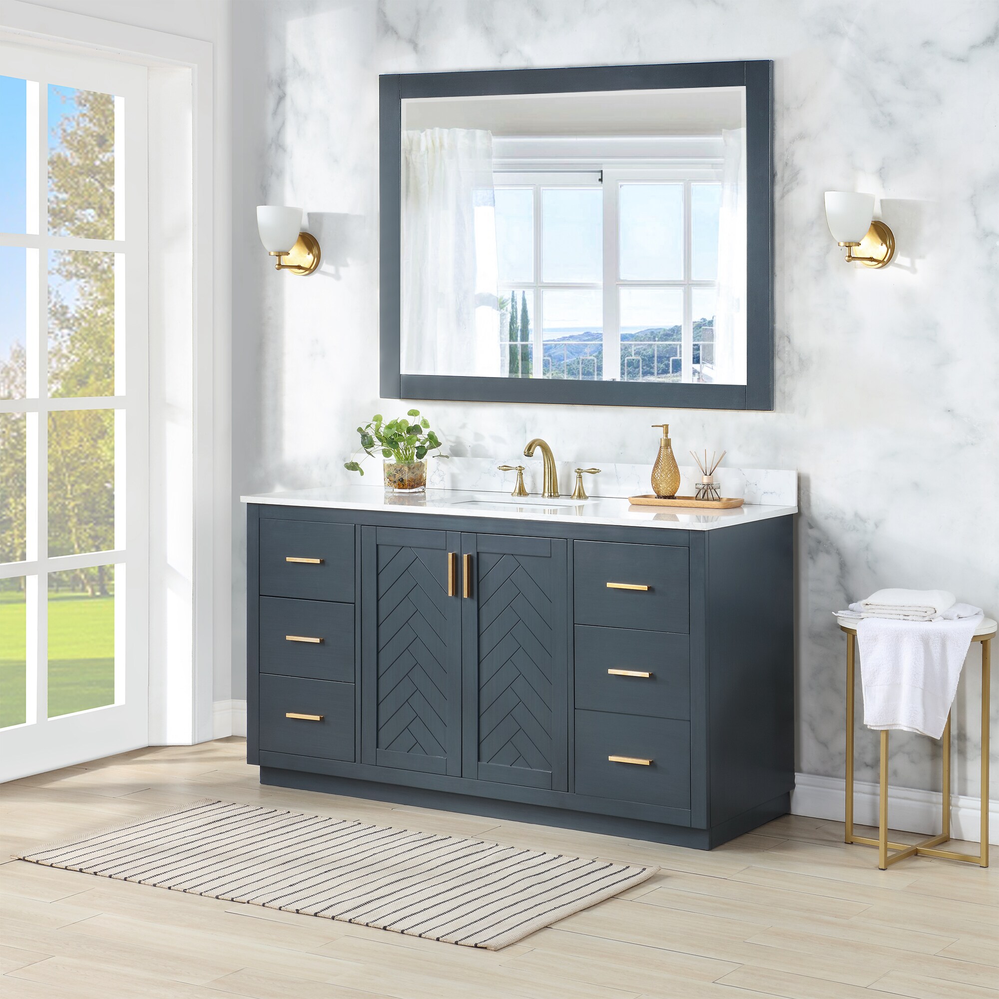 Altair 543060S-CB-GW Bath-Vanity-Combo - View #2