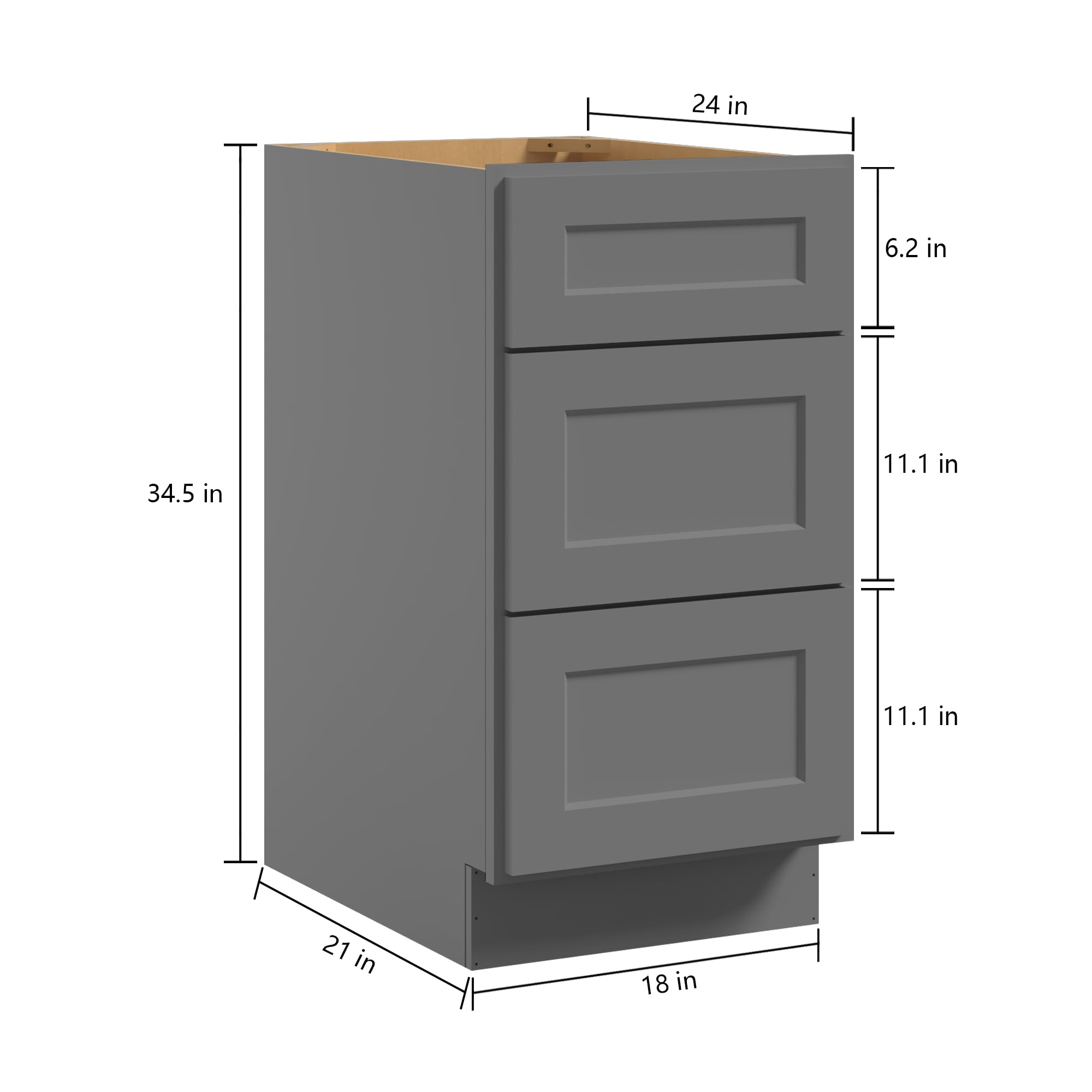 LOVMOR SF-R-SG-3DB18 Cabinets-Kitchen - View #4