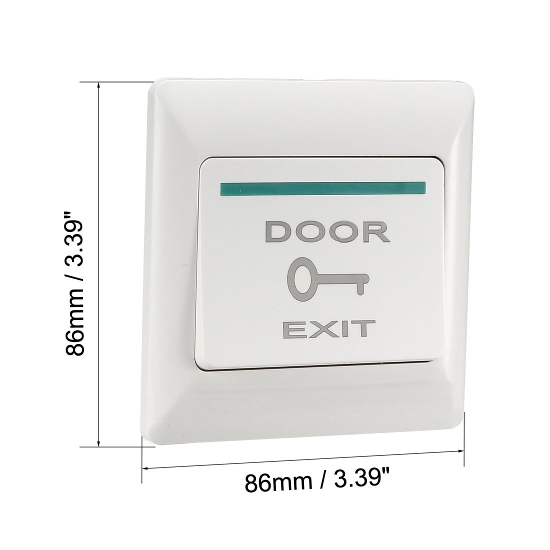 Unique Bargains Push to Exit Button Release NO/NC/COM Switch Panel Door ...