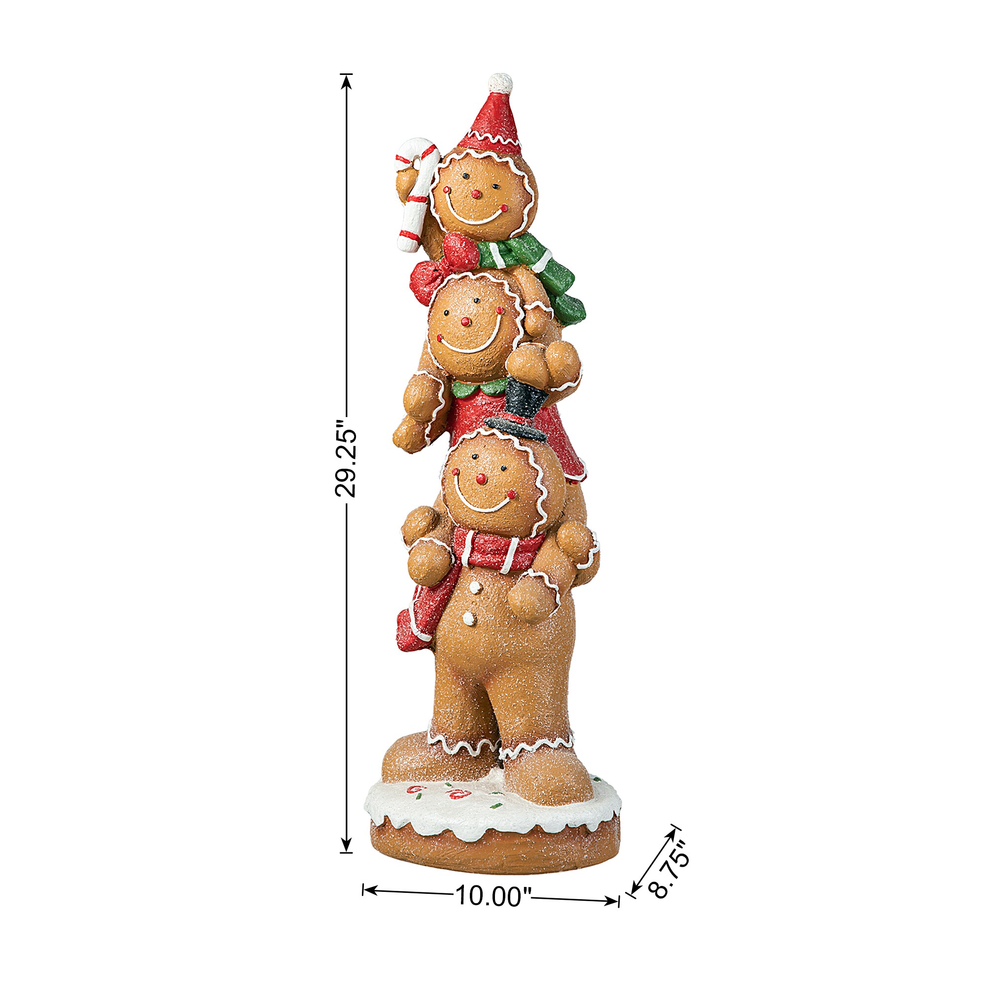 Glitzhome 2038500003 Table-Christmas-Decorations - View #4