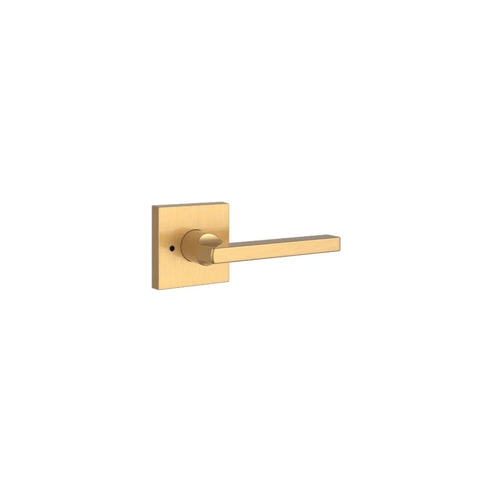 Baldwin  PV.SQU.CSR Square Privacy Lever Set with Contemporary Square Rose