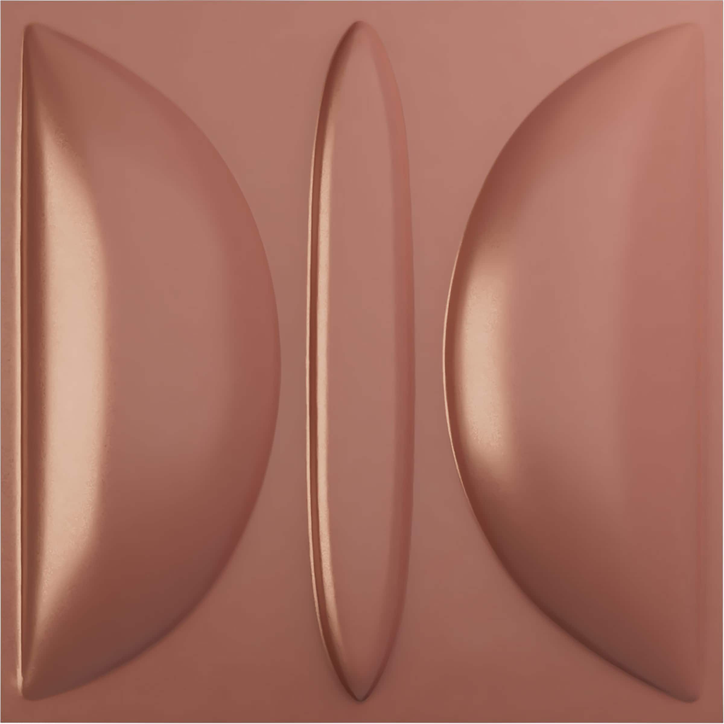 Ekena Millwork WP20X20SAFCP-CASE-12 19-5/8-in x 19-5/8-in Embossed Paintable/Stainable Pink PVC Wall Panel ( 12 -Pack, Covers 32.04-sq ft )