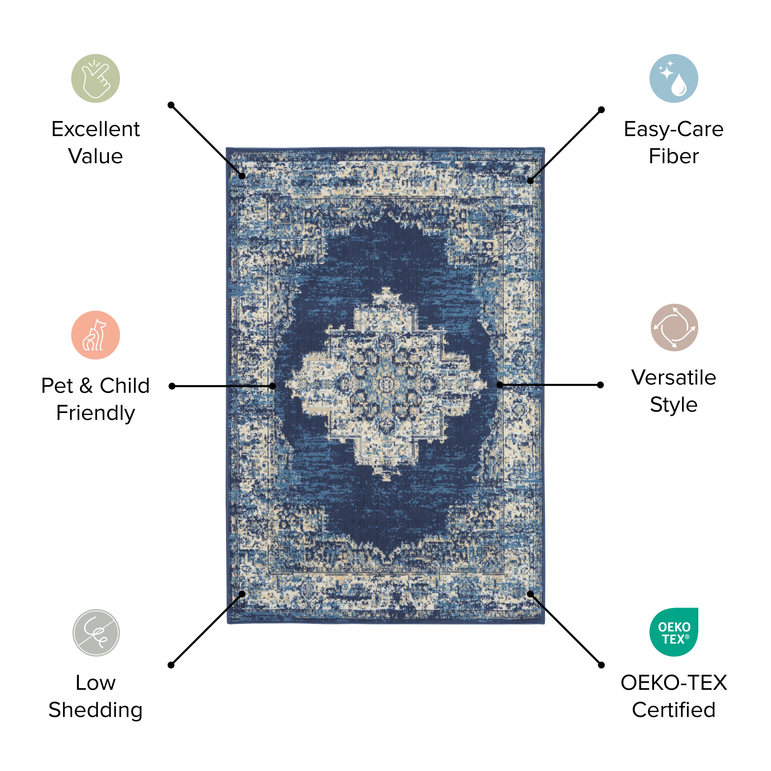 Nourison 99446367792 rugs - View #5