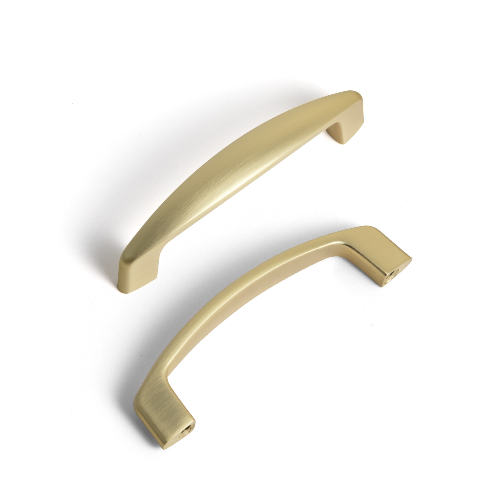 Miaokesen 8213TLS-76-6 3-in , 76mm Center to Center Light Brushed Brass Novelty Handle 6 -Pack