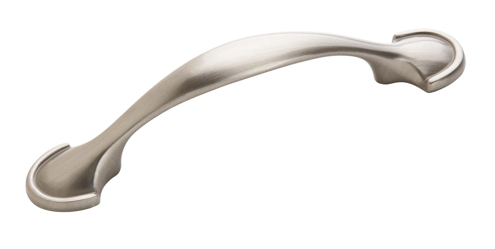 Amerock 10BX173G10 Everyday Heritage 3-in , 76mm Center to Center Satin Nickel Arch Handle 10 -Pack