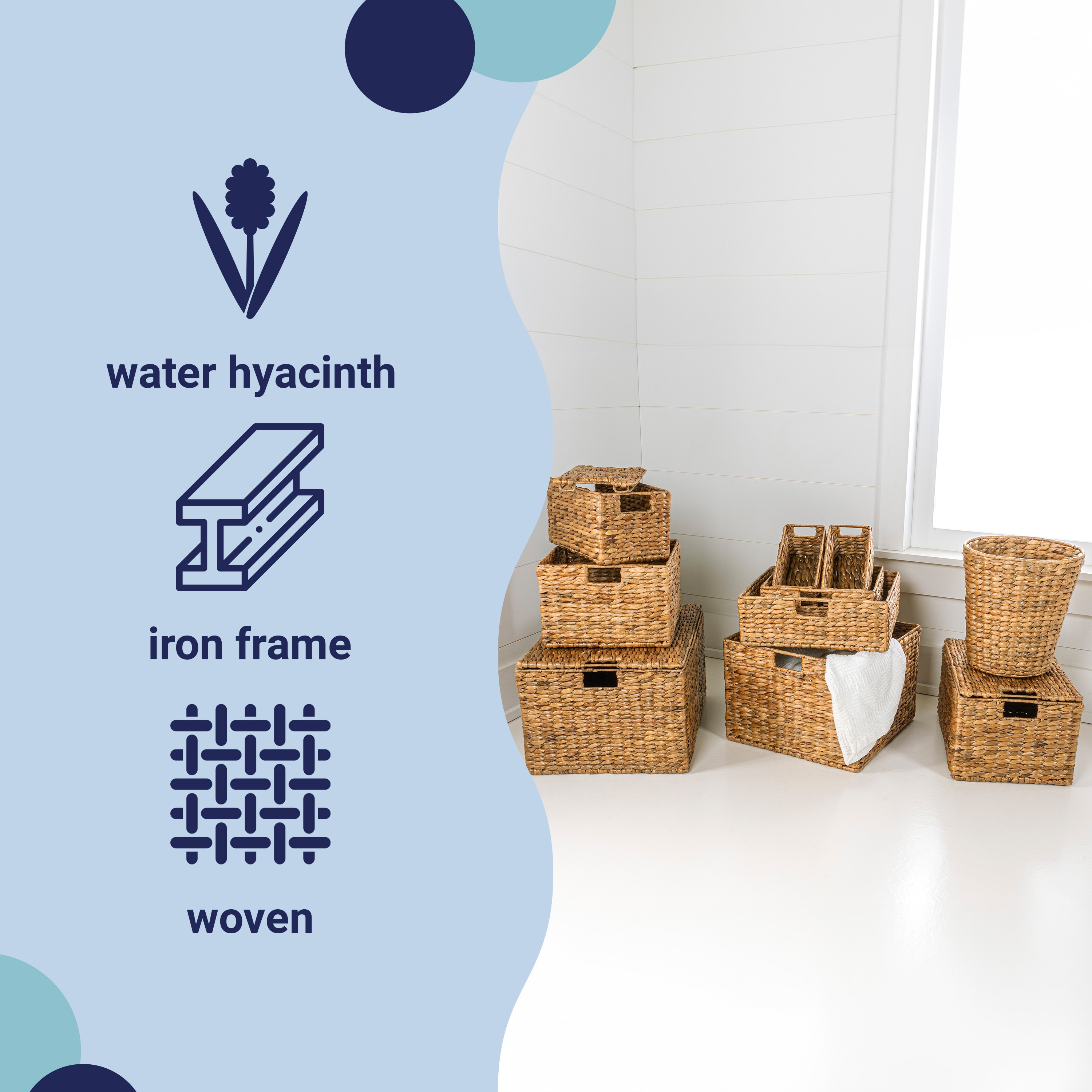 happimess BSK1010A-10SET Bins-Baskets - View #3