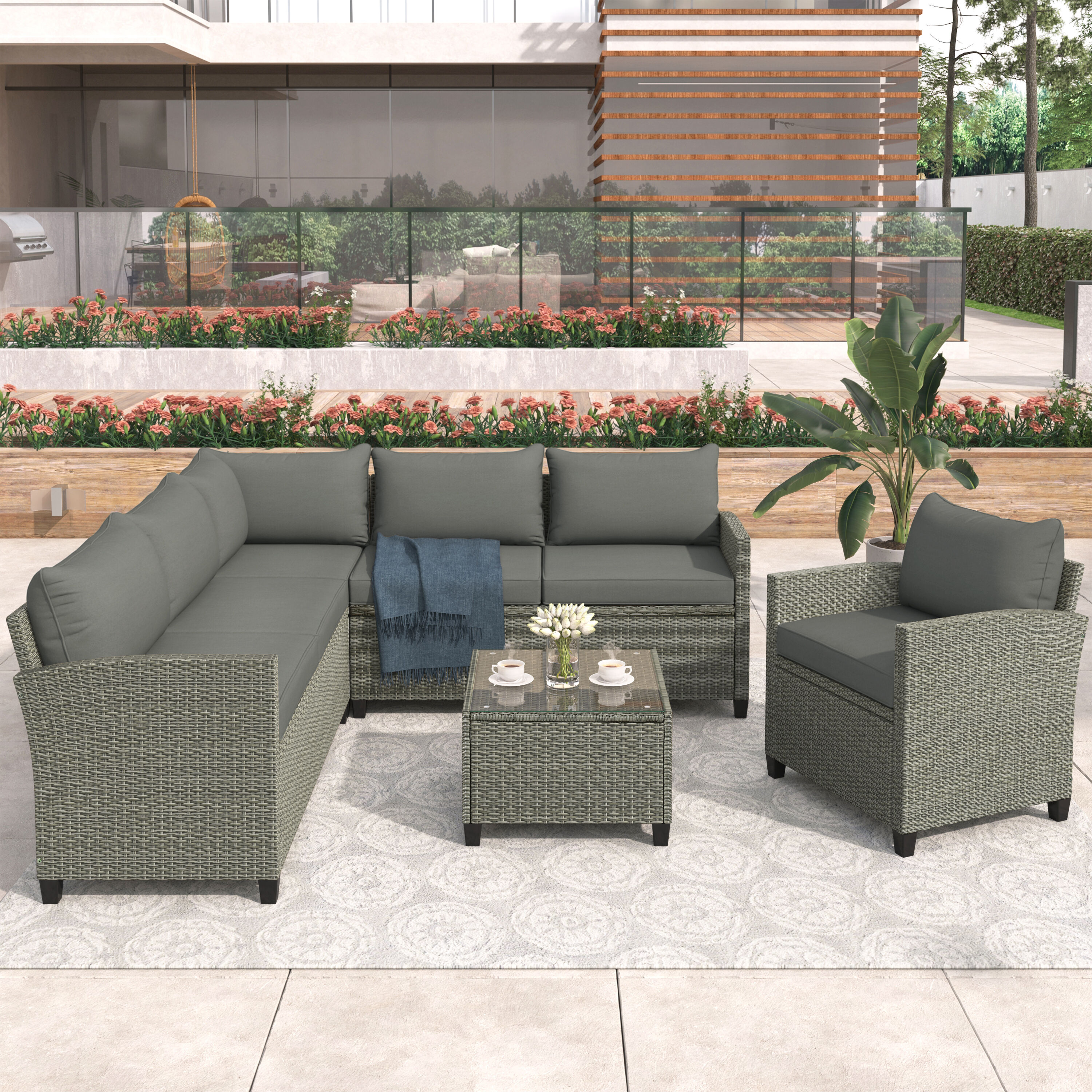 Maocao Hoom MZH275AAE Patio-Conversation-Sets - View #9