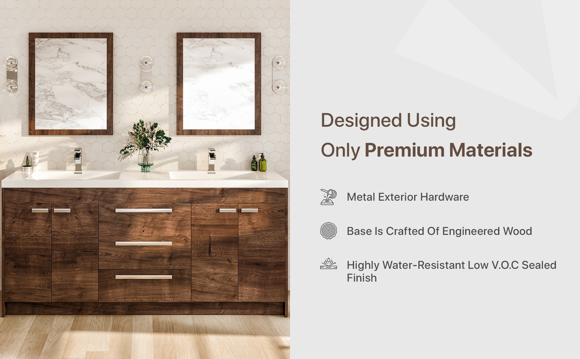 Eviva EVVN1500-8-60RSWD Bath-Vanity-Combo - View #8