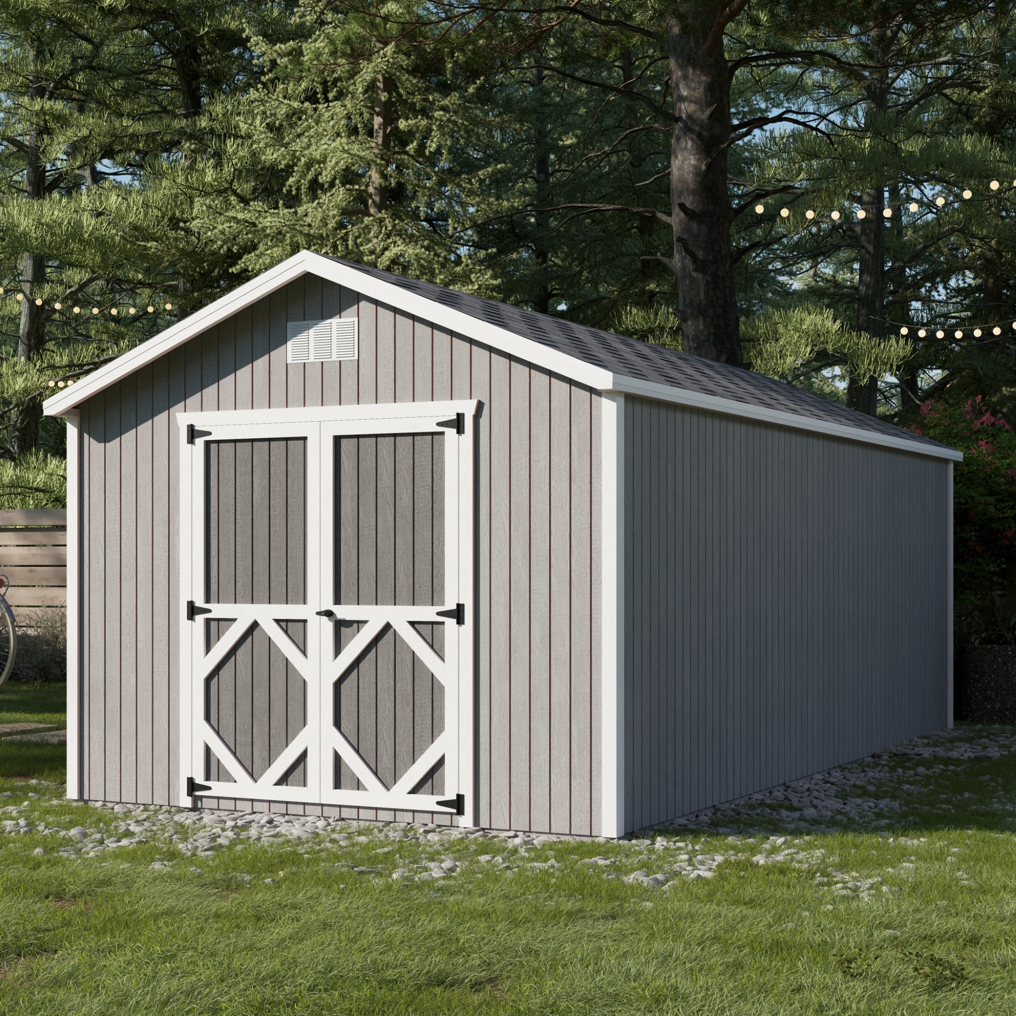 Little Cottage Co 10X20 CGS-PC-FK Wood-Storage-Buildings - View #2