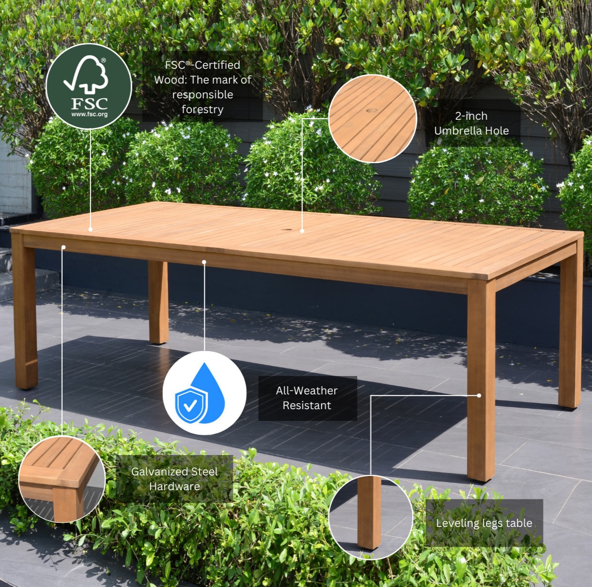 Amazonia ALALOT10VALGR Patio-Dining-Sets - View #3