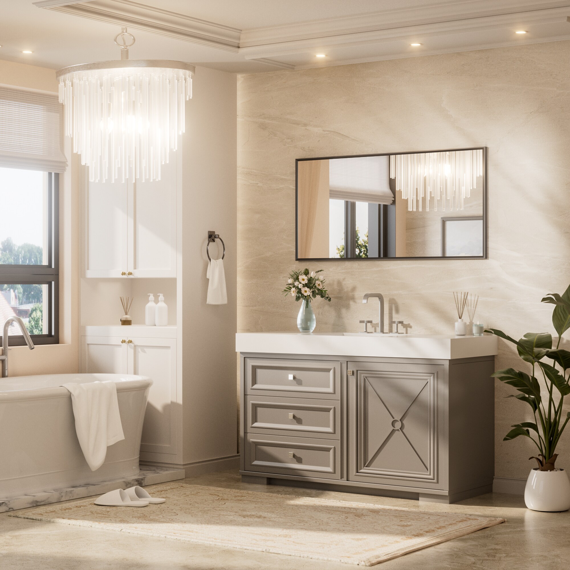 Keonjinn LW-25F-12160BK Decor-Mirrors - View #2