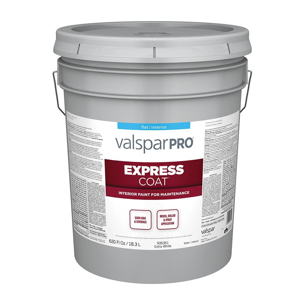Valspar Pro ExpressCoat Extra White Eggshell Latex Tintable Paint (Actual Net Contents: 620-fl oz)