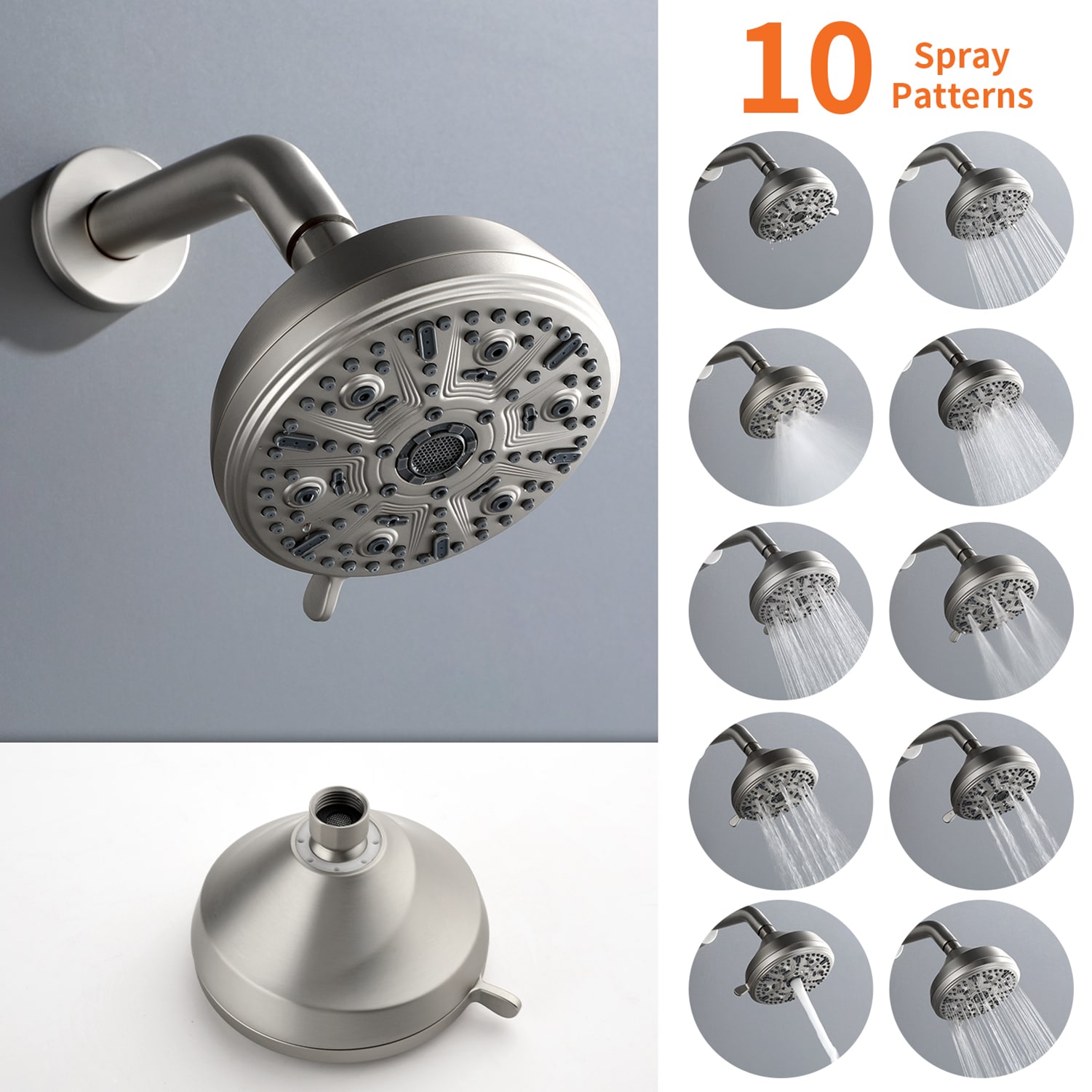WELLFOR WB-1010 Showerhead-Bar-Panels - View #7