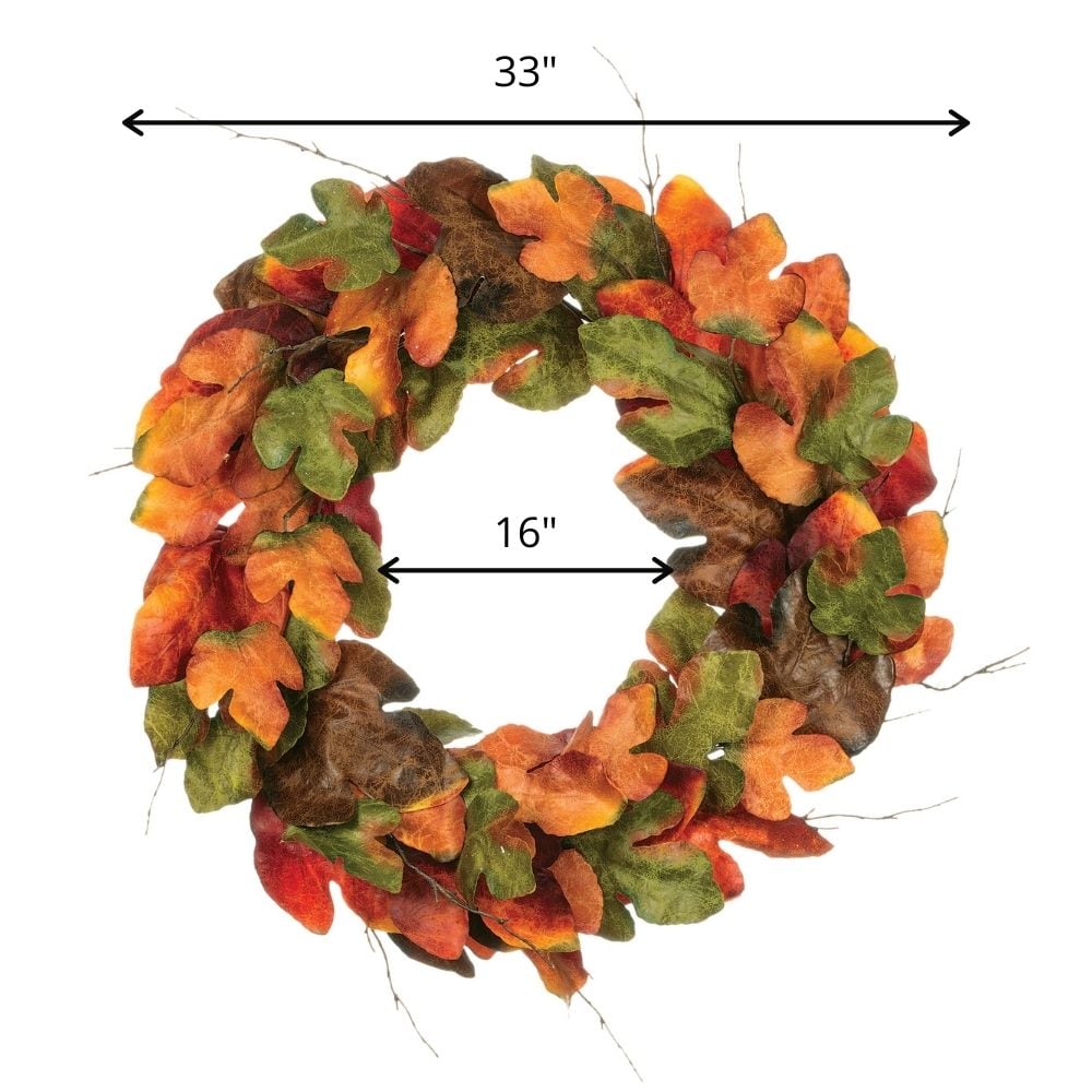 Sullivans 00964WR Artificial-Thanksgiving-Wreaths - View #3