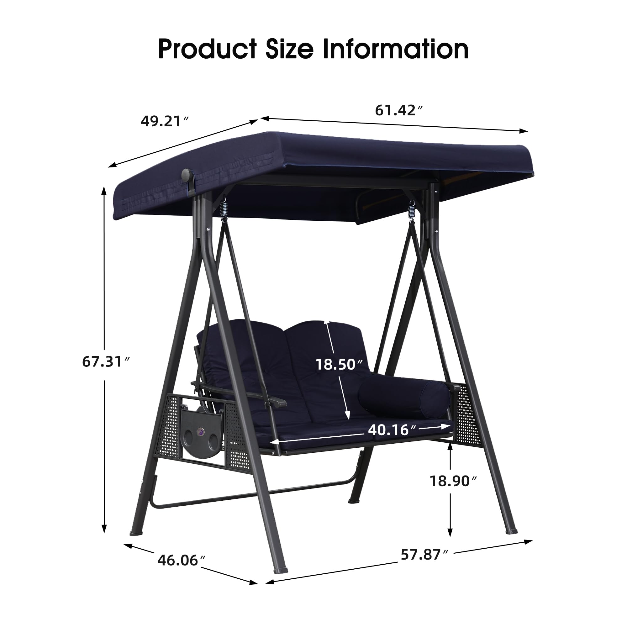 PURPLE LEAF LS04-PS02-NB Swing-Gliders - View #8
