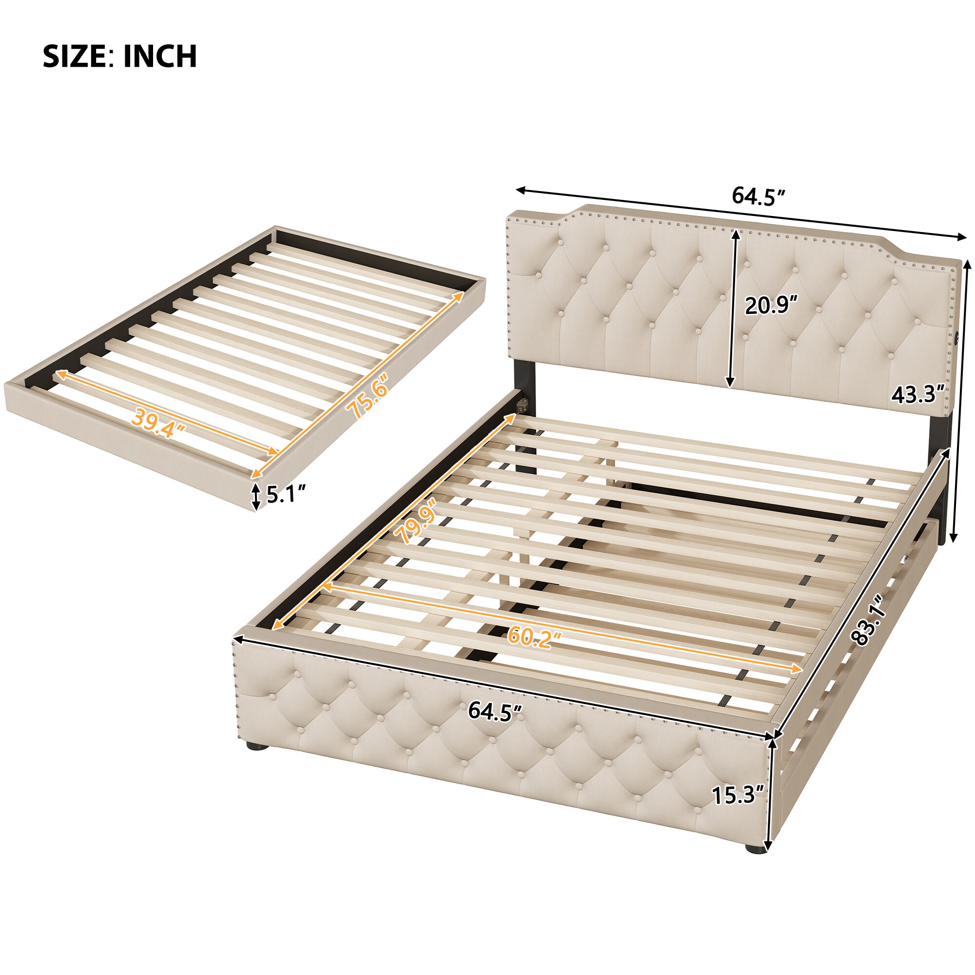 ModernLuxe L3P-SF000042AAA beds - View #6