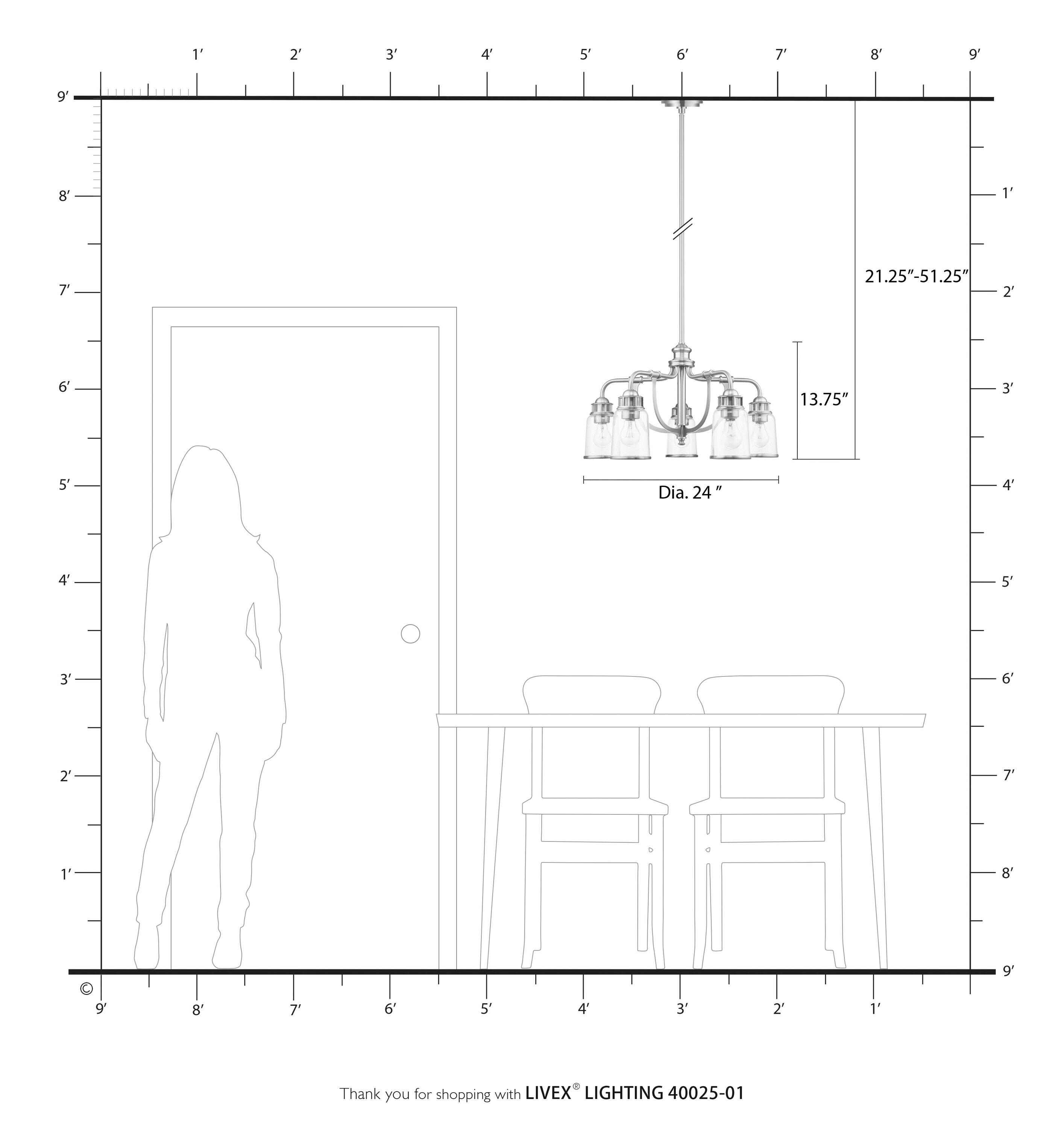Livex Lighting 40025-01 b090015 - View #8