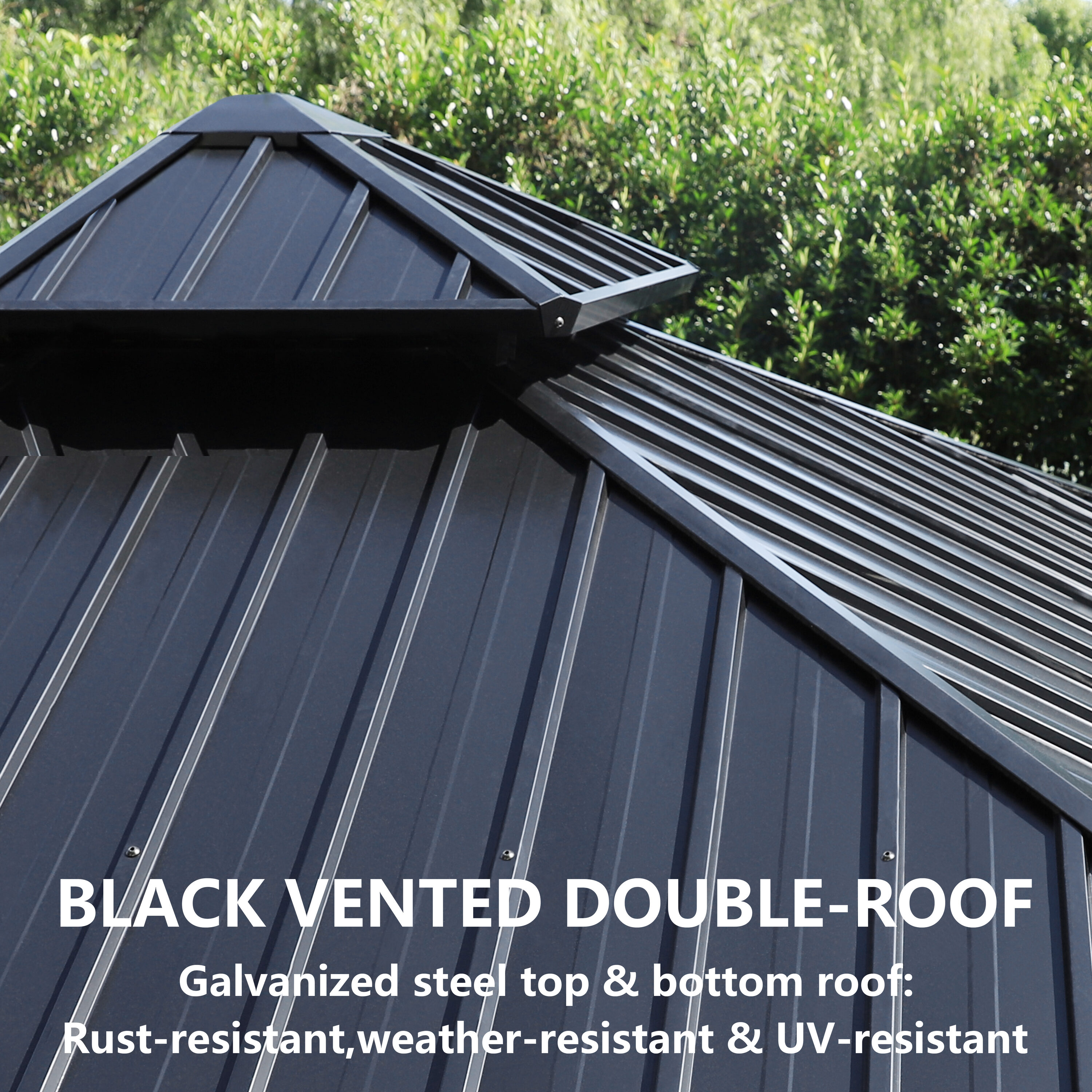 VEIKOUS PG0201-01-01 Wood-Resin-Gazebos - View #3