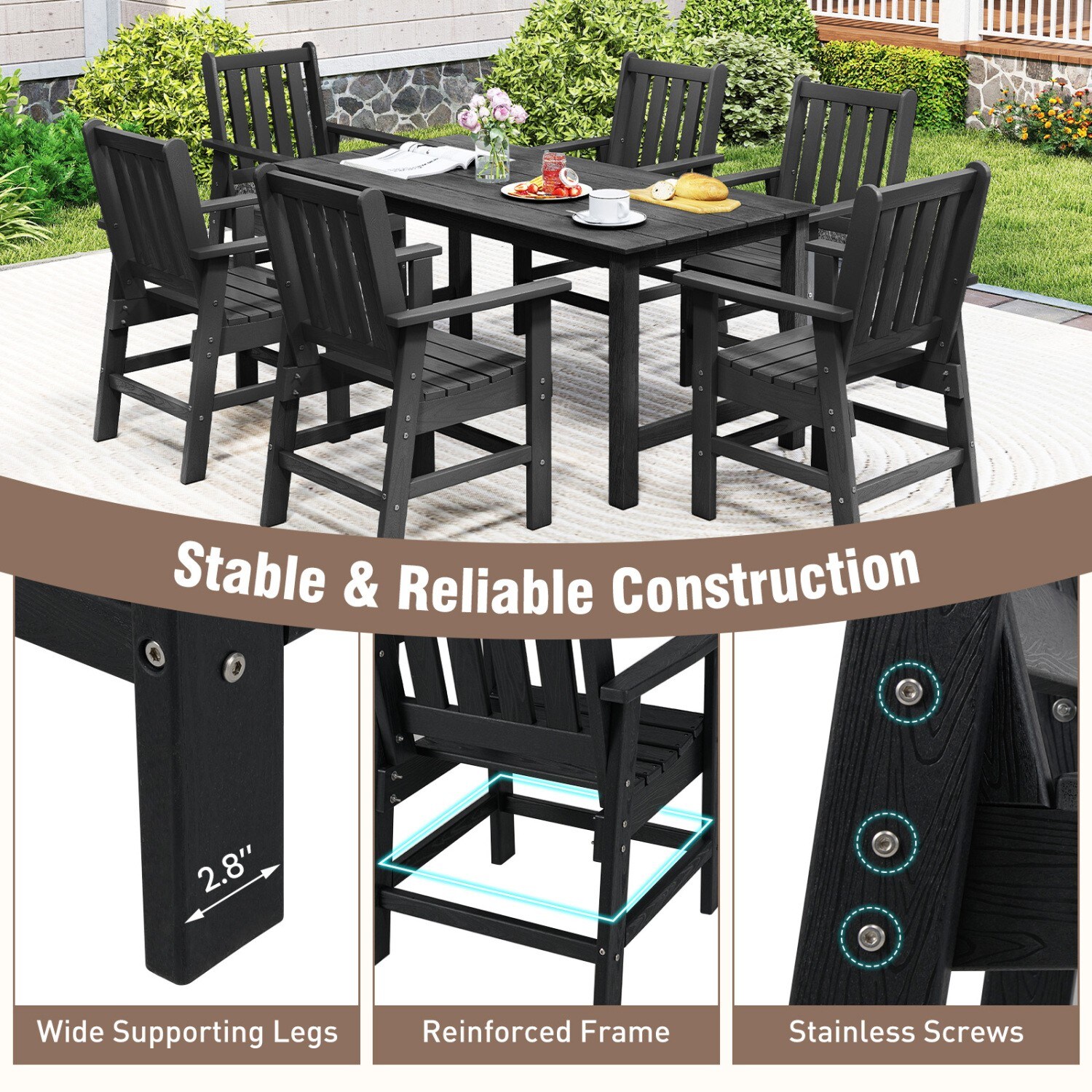Iseryn GS458BK07 Patio-Dining-Sets - View #9