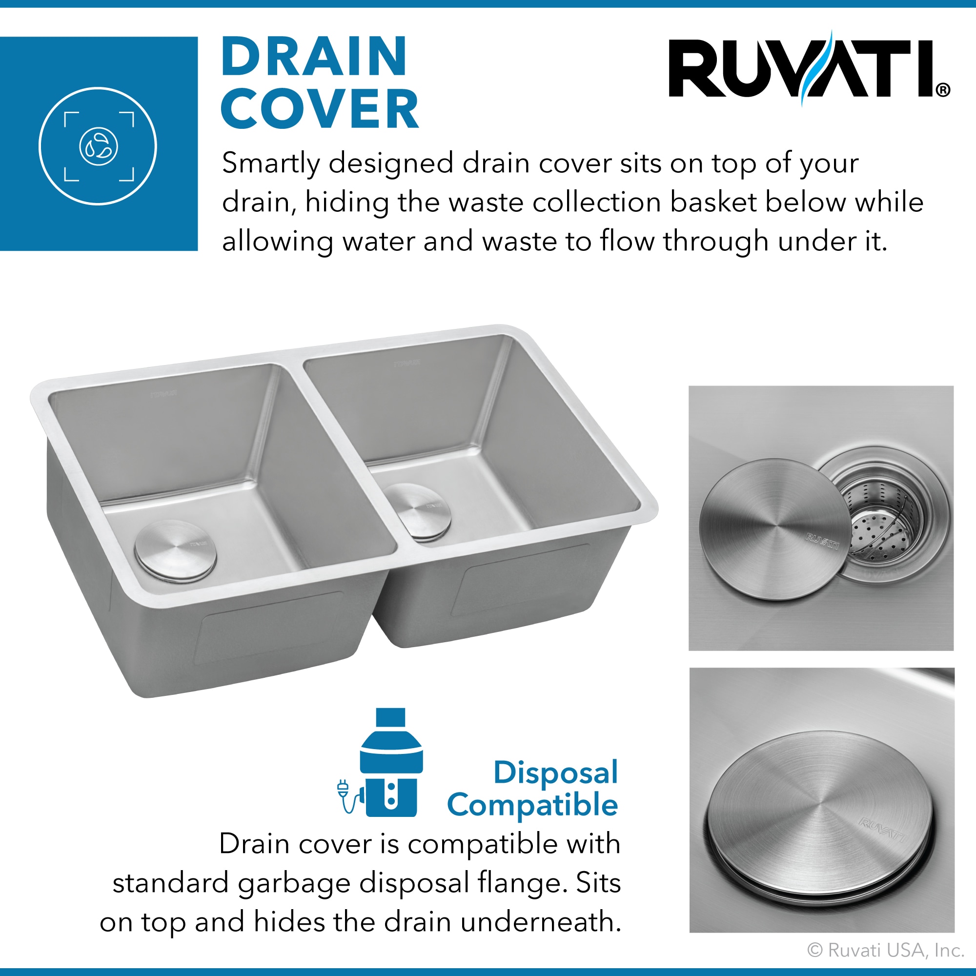 Ruvati RVM5077 Kitchen-Sinks - View #7