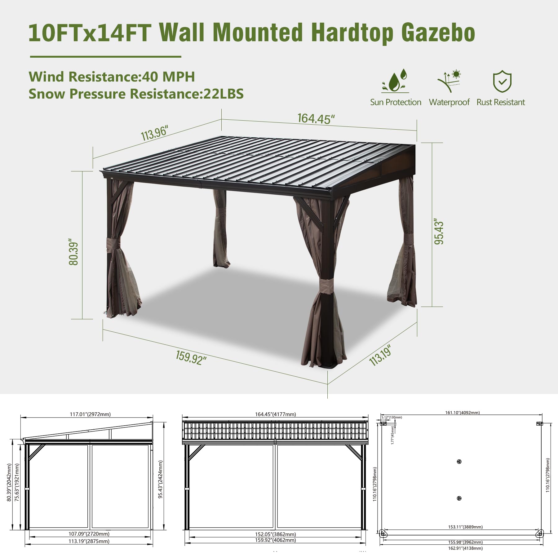 GDFStudio 353731 Wood-Resin-Gazebos - View #2