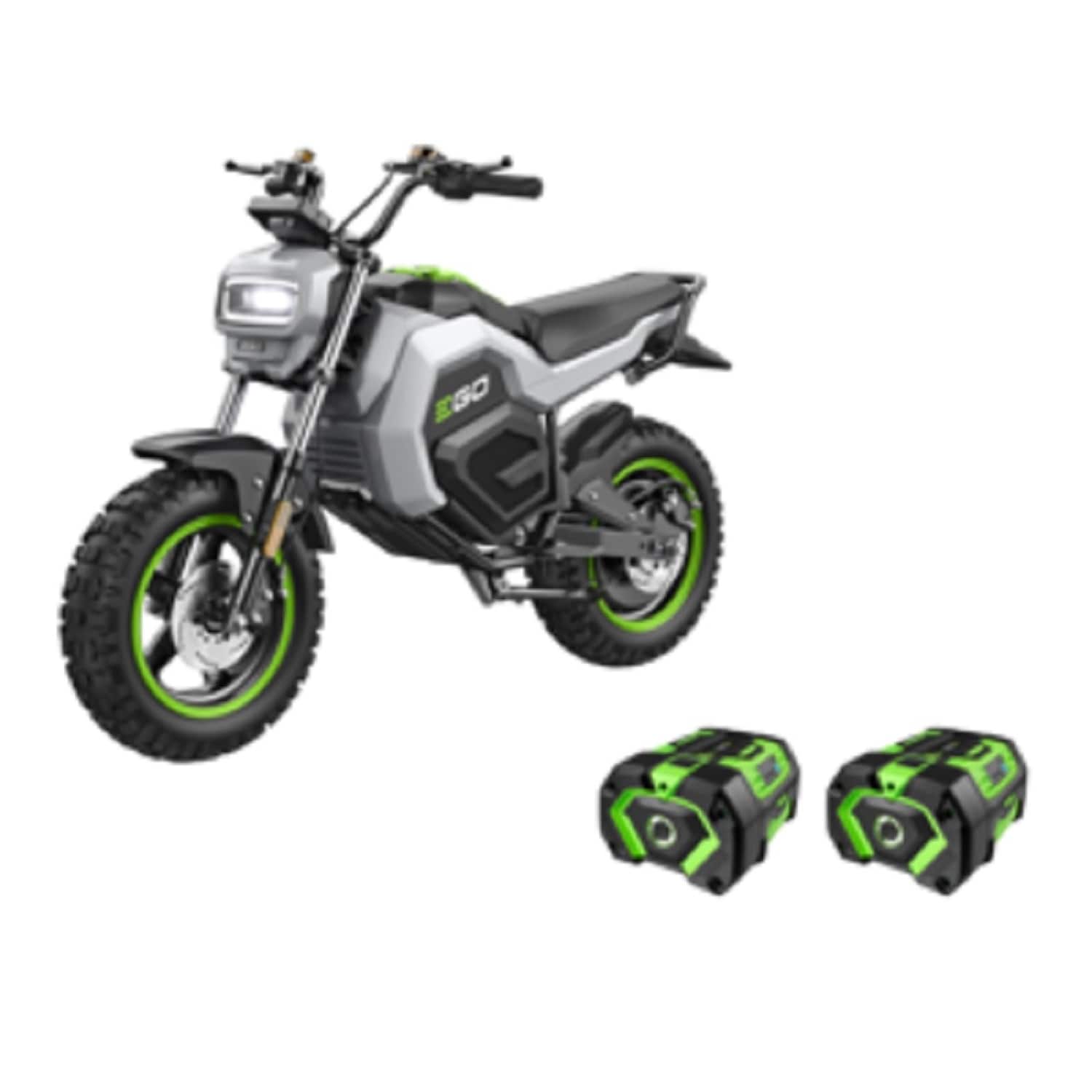 EGO MB1005-2 POWER+ 56-volt Electric 1000-watts Rear-wheel Hub Motor Mini Bike (2-Batteries and Charger Included)