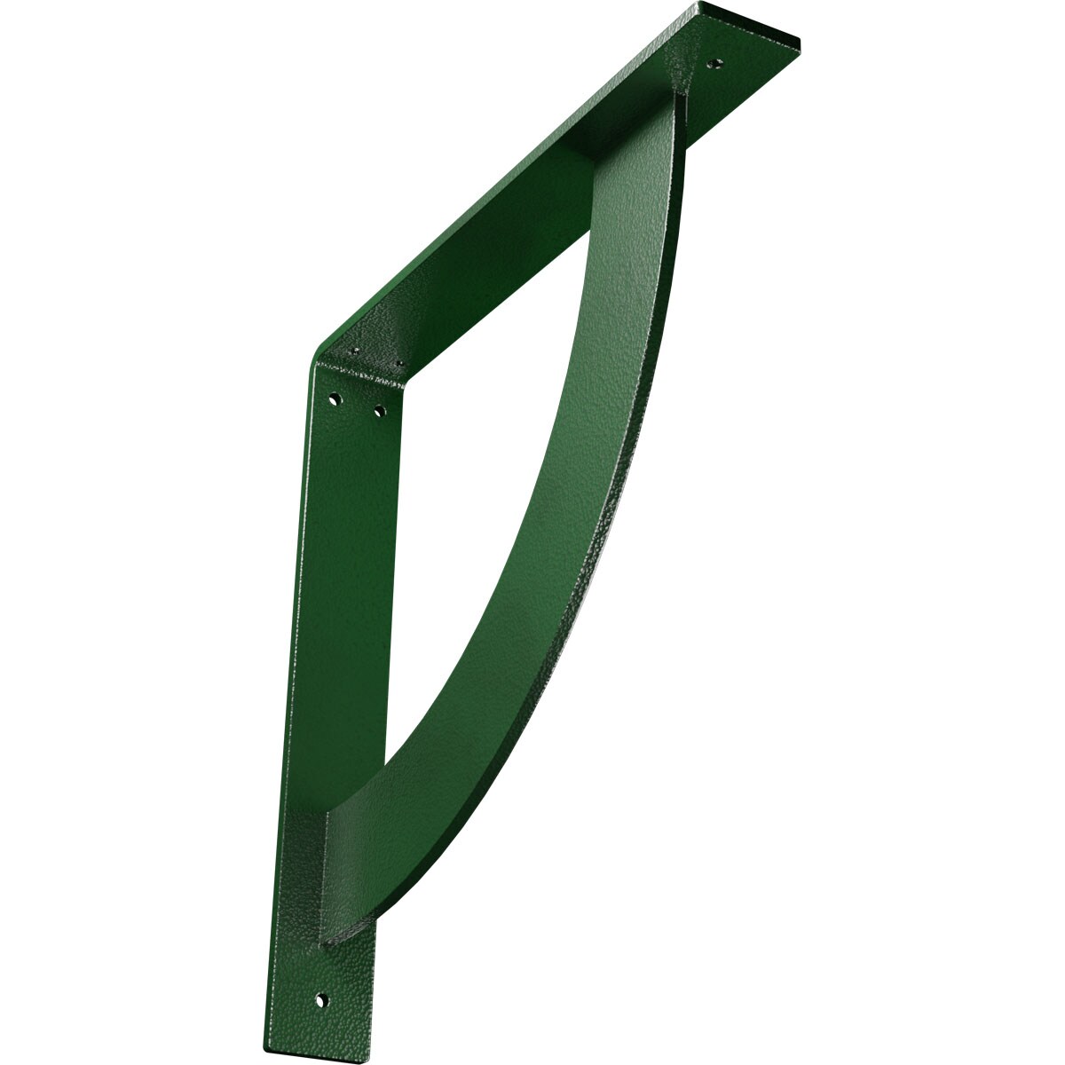 Ekena Millwork BKTM02X14X14BUHDG Bulwark 14-in x 2-in x 14-in Green Steel Countertop support bracket