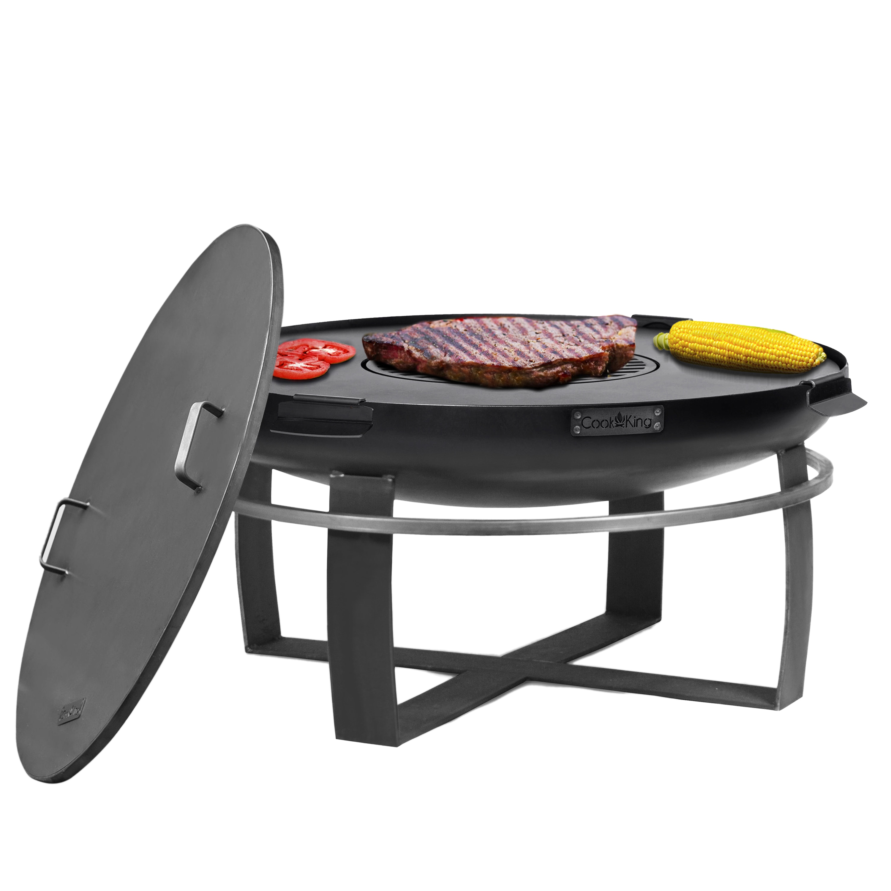 Good Directions 111260GC 24-in W Black Steel Wood-Burning Fire Pit