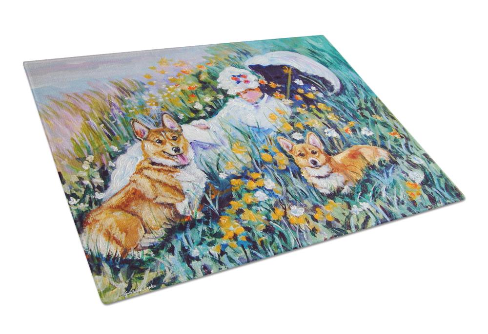 Caroline's Treasures 7324LCB 11.25-in L x 15.75-in W Glass Cutting Board