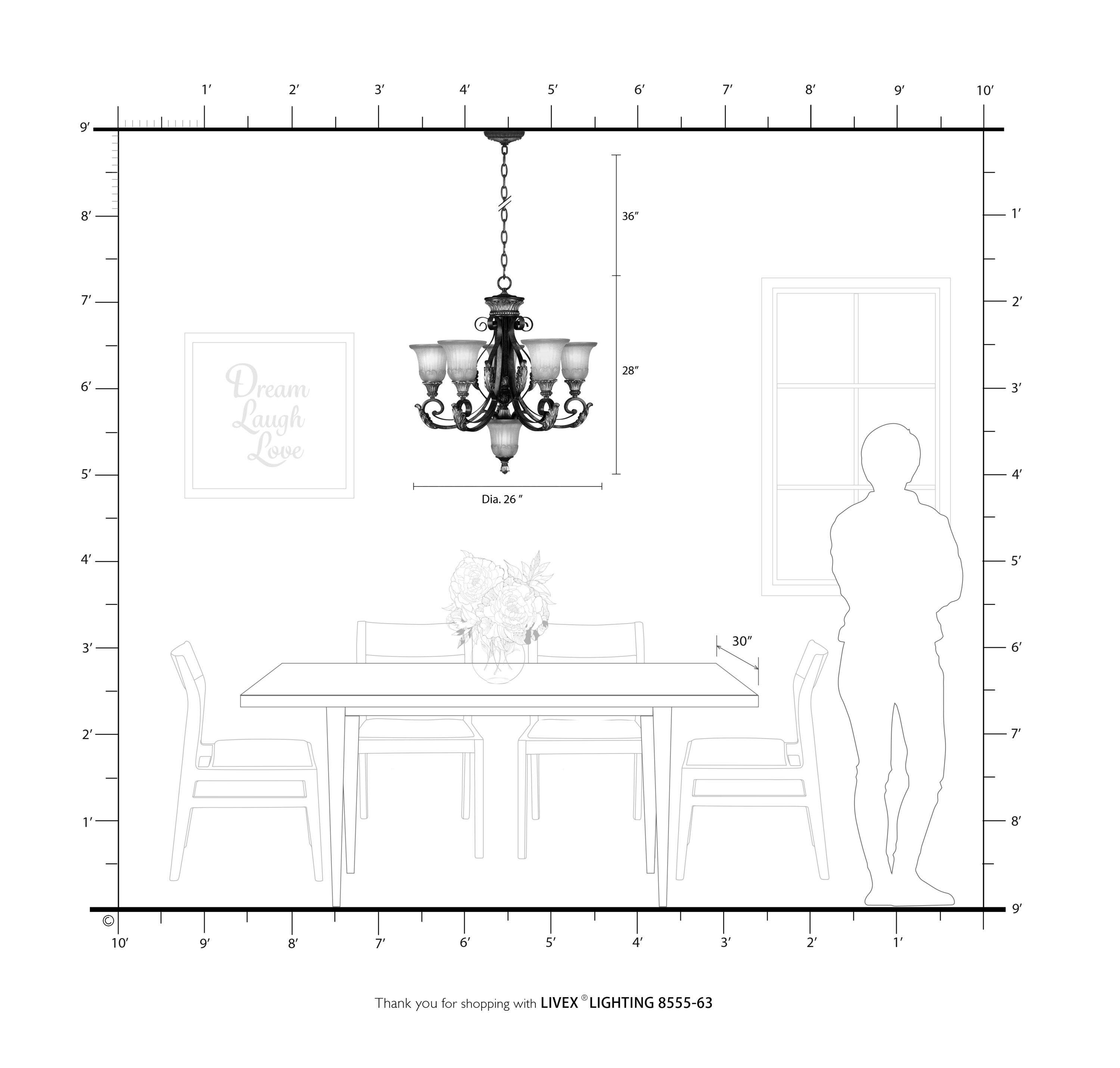 Livex Lighting 8555-63 b090015 - View #6