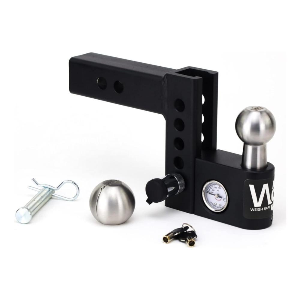 Weigh Safe  Aero Hitch 4 inch Drop Hitch for 2 inch Receiver 12500 lbs GTW