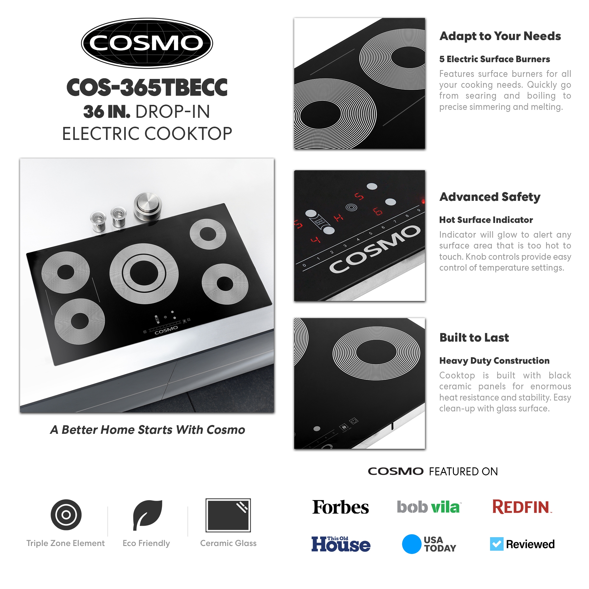 Cosmo COS-365TBECC Elec-Cktp - View #3
