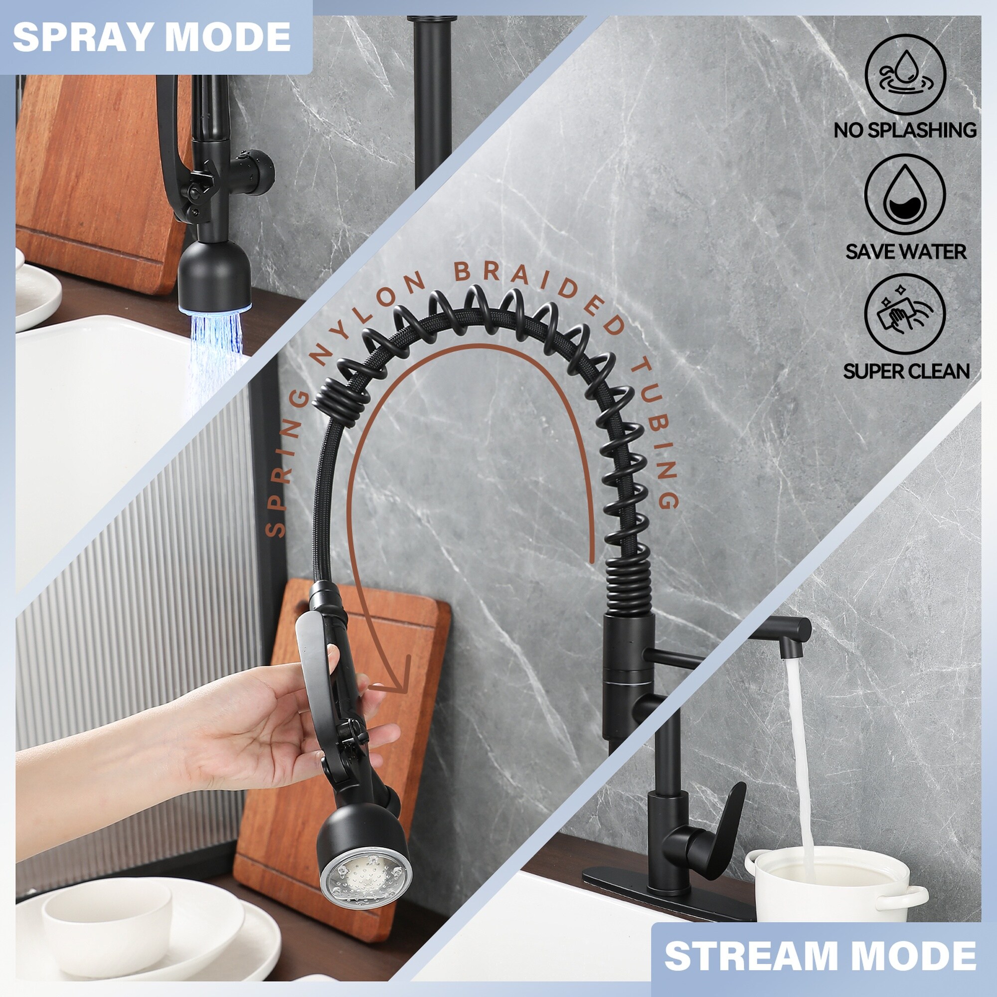 HyperDrop Cart B-5N3J9D1H4E3W Kitchen-Faucets - View #5